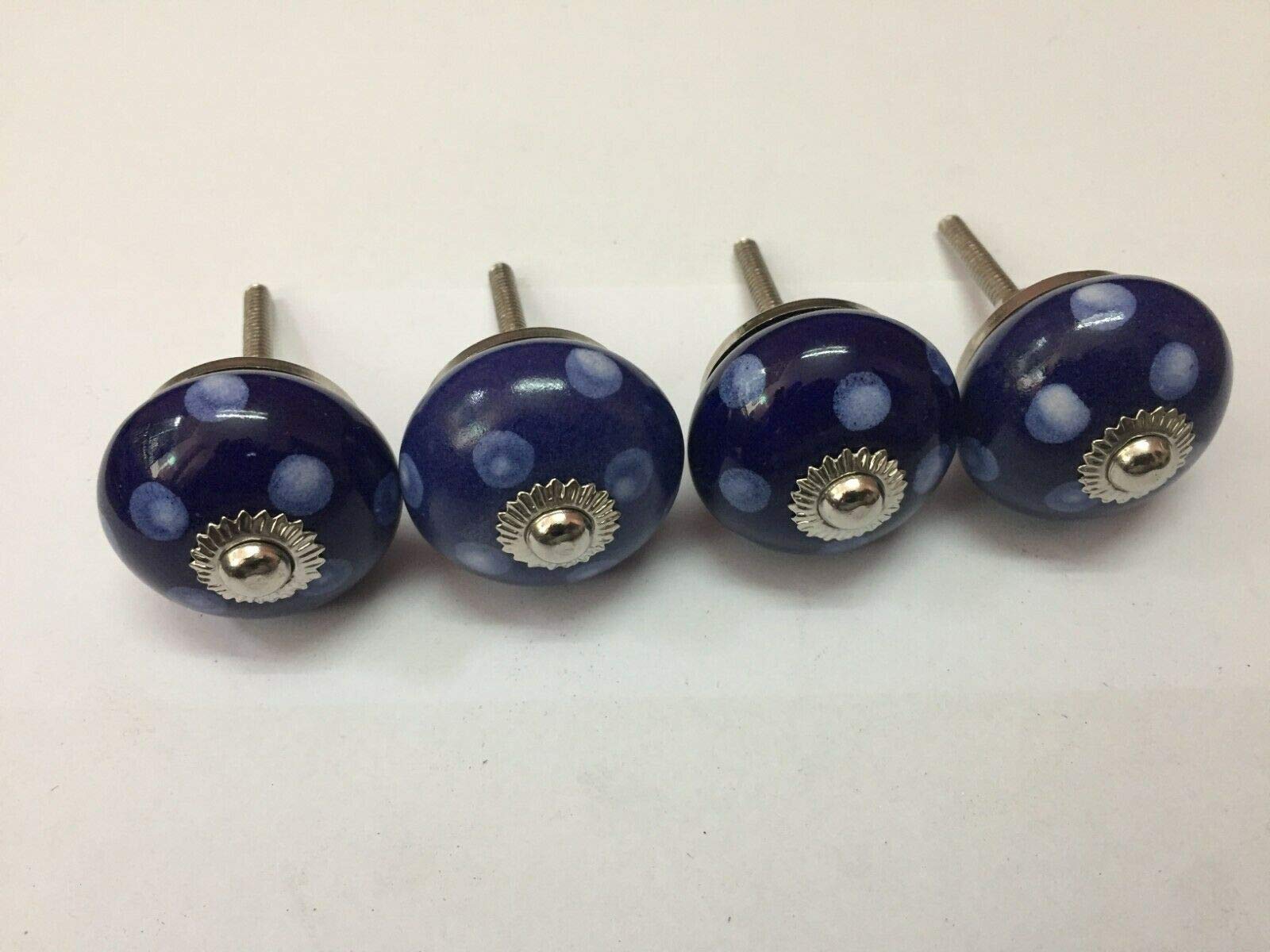 Ceramic Drawer Knobs - Elegant Cabinet & Cupboard Door Pull Handles - Durable Furniture Hardware for Kitchen, Bathroom & Wardrobe Organization