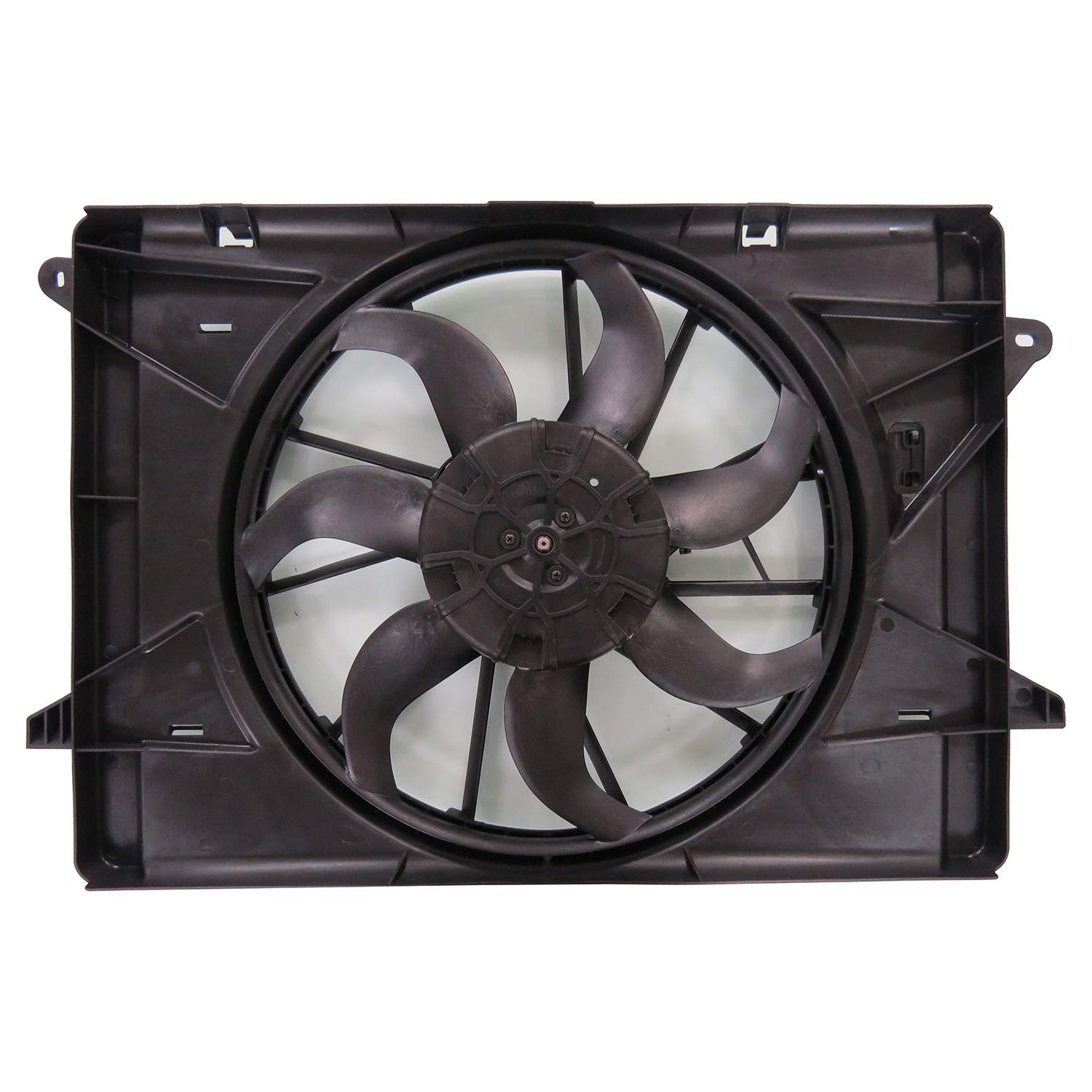 TYC 624120 Cooling Fan Assembly Replacement for 2017-2020 Chrysler Pacifica - OEM Fit, High Performance Radiator Cooling Fan - Perfect for Overheating Prevention & Engine Temperature Control