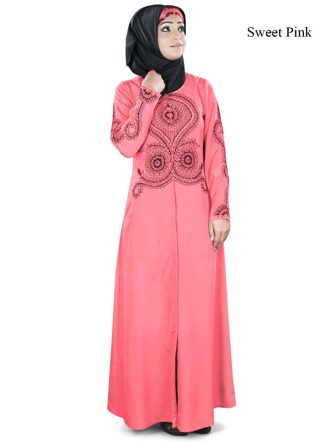 Elegant Mahnoor Abaya for Women - Modest Islamic Dress - Perfect for Prayer, Eid, and Special Occasions