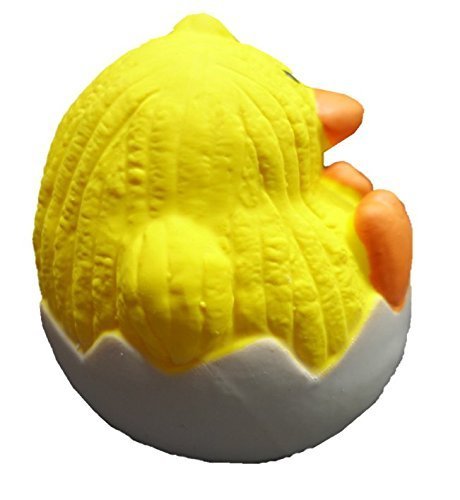 Durable Latex & Rubber Duckling Tumbler Dog Toy - Chew-Resistant Puppy Chew Toy for Aggressive Chewers - Perfect for Indoor Play, Teething Relief & Interactive Fetch Games
