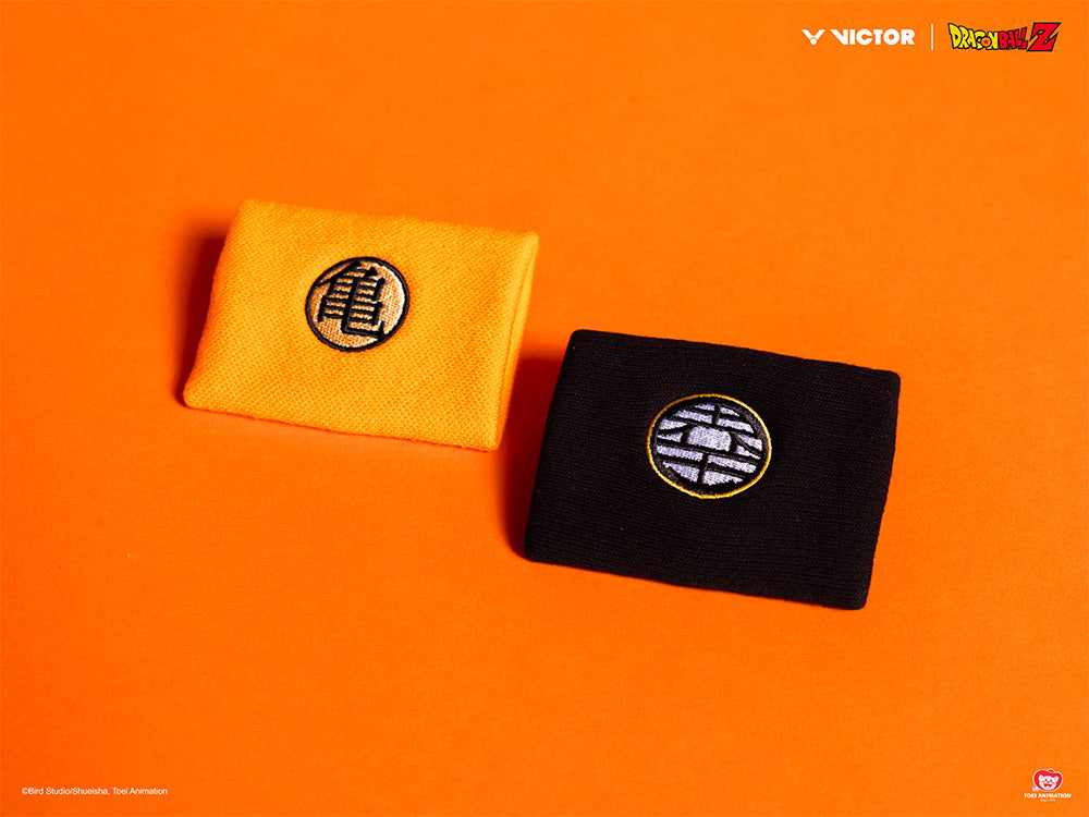 Victor x Dragon Ball Z SP507DBZ Orange Wristband - Anime Inspired Fitness & Sports Accessory for Dragon Ball Fans - Perfect for Gym, Running, and Cosplay