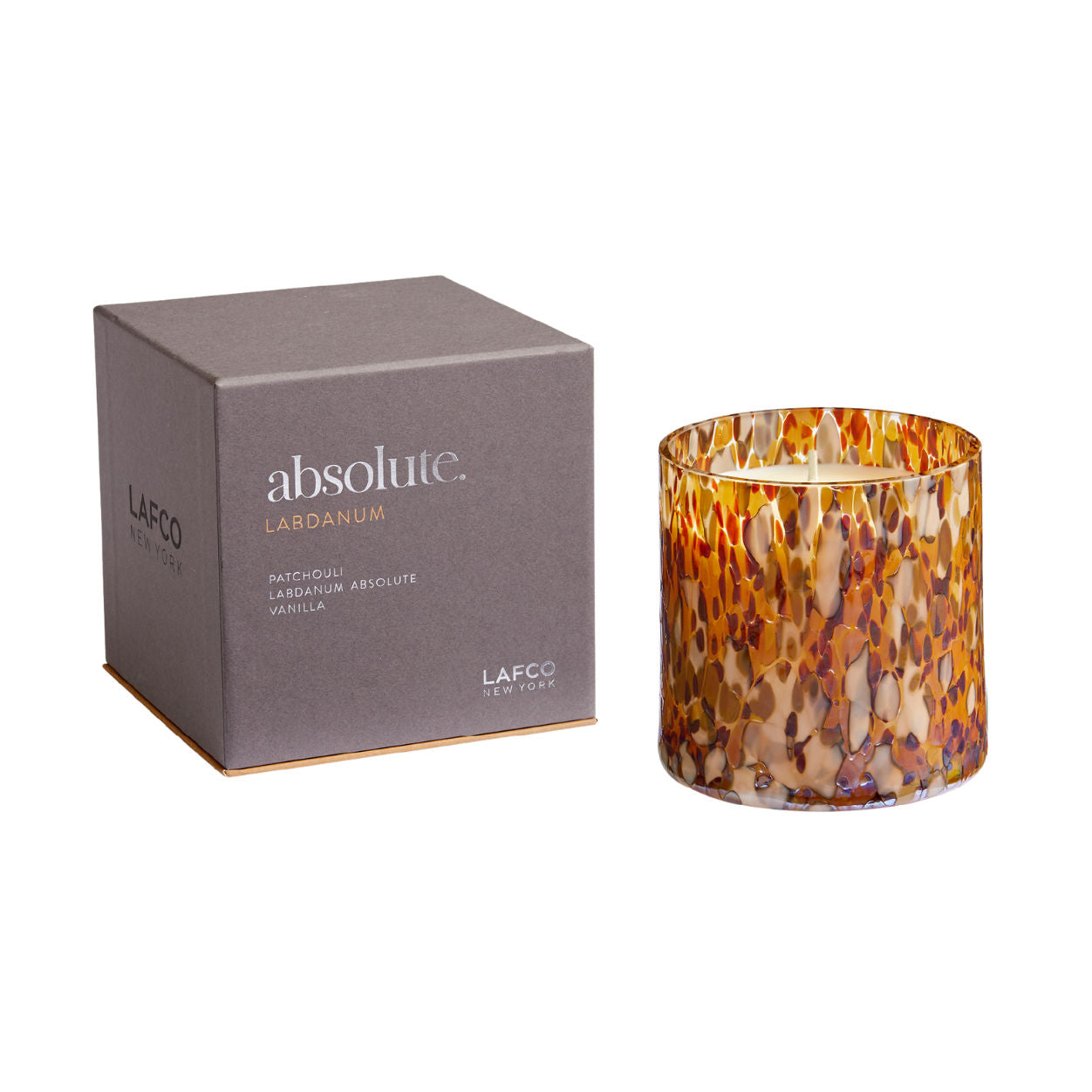 Premium Labdanum Absolute Scented Candle - 100% Natural Aromatherapy Candle for Relaxation, Meditation & Home Fragrance - Perfect for Spa, Yoga & Romantic Ambiance