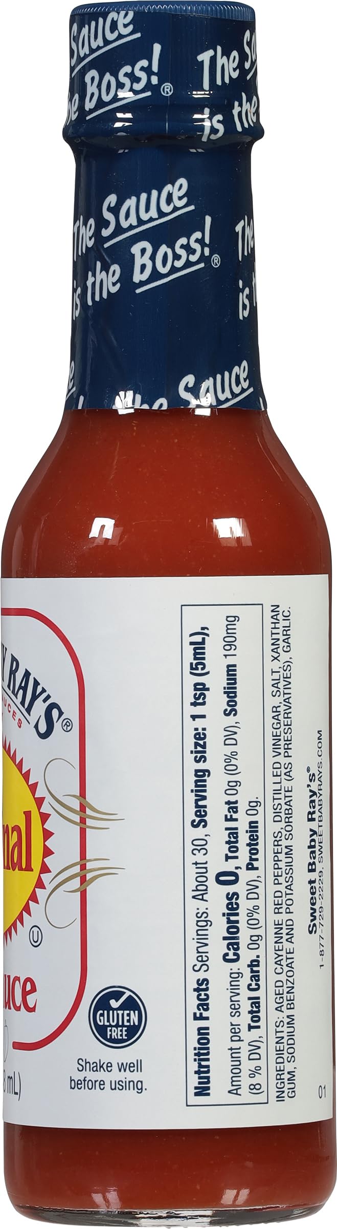 Sweet Baby Ray's Original Hot Sauce - 5 Fl Oz (Pack of 4) | Premium BBQ & Wing Sauce for Grilling, Cooking & Dipping | Spicy Flavor Enhancer for Meats, Burgers & Tacos