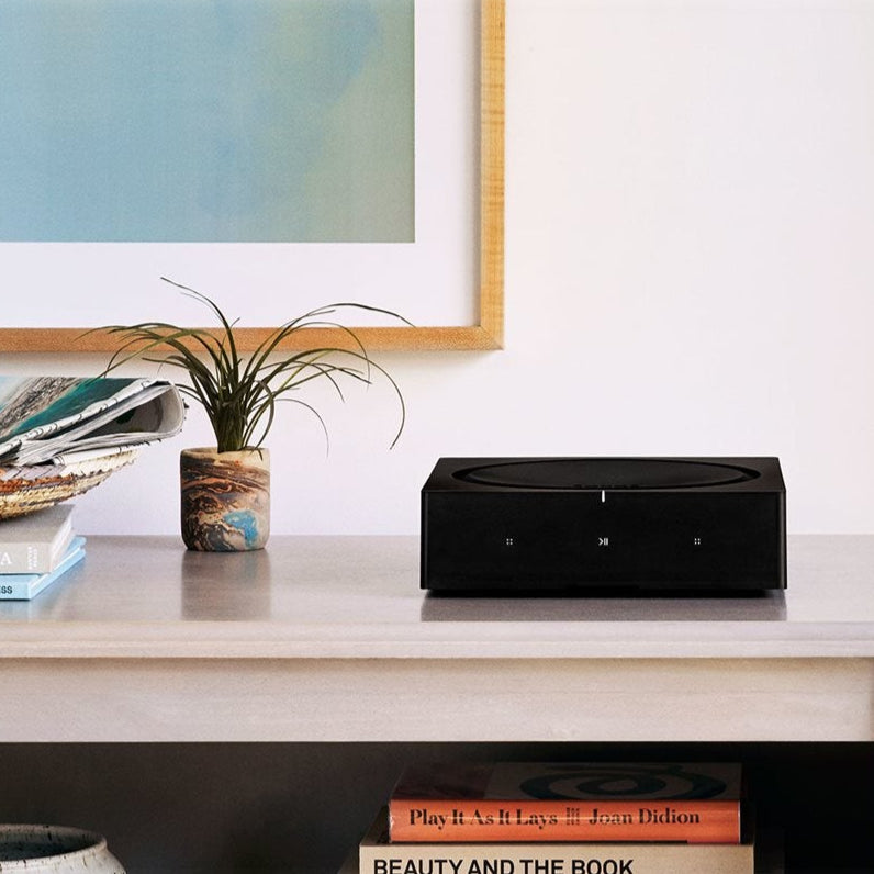 Sonos Amp Stereo Integrated Amplifier - High-Quality Audio for Home Theater, Music Streaming & Multi-Room Sound System