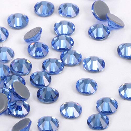 Premium 1440pcs 4mm Glass Flatback Rhinestones for DIY Clothing & Garment Decoration - High-Quality Drilling Fix Rhinestones for Sewing, Costumes, Jewelry Making & Craft Projects
