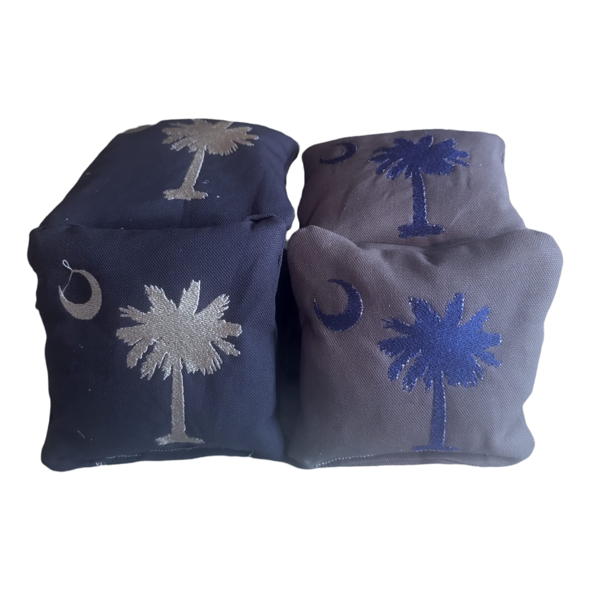 Premium South Carolina State Flag Cornhole Bags Set of 8 - Durable Outdoor Game Accessories for Backyard Parties, Tailgating & Beach Fun