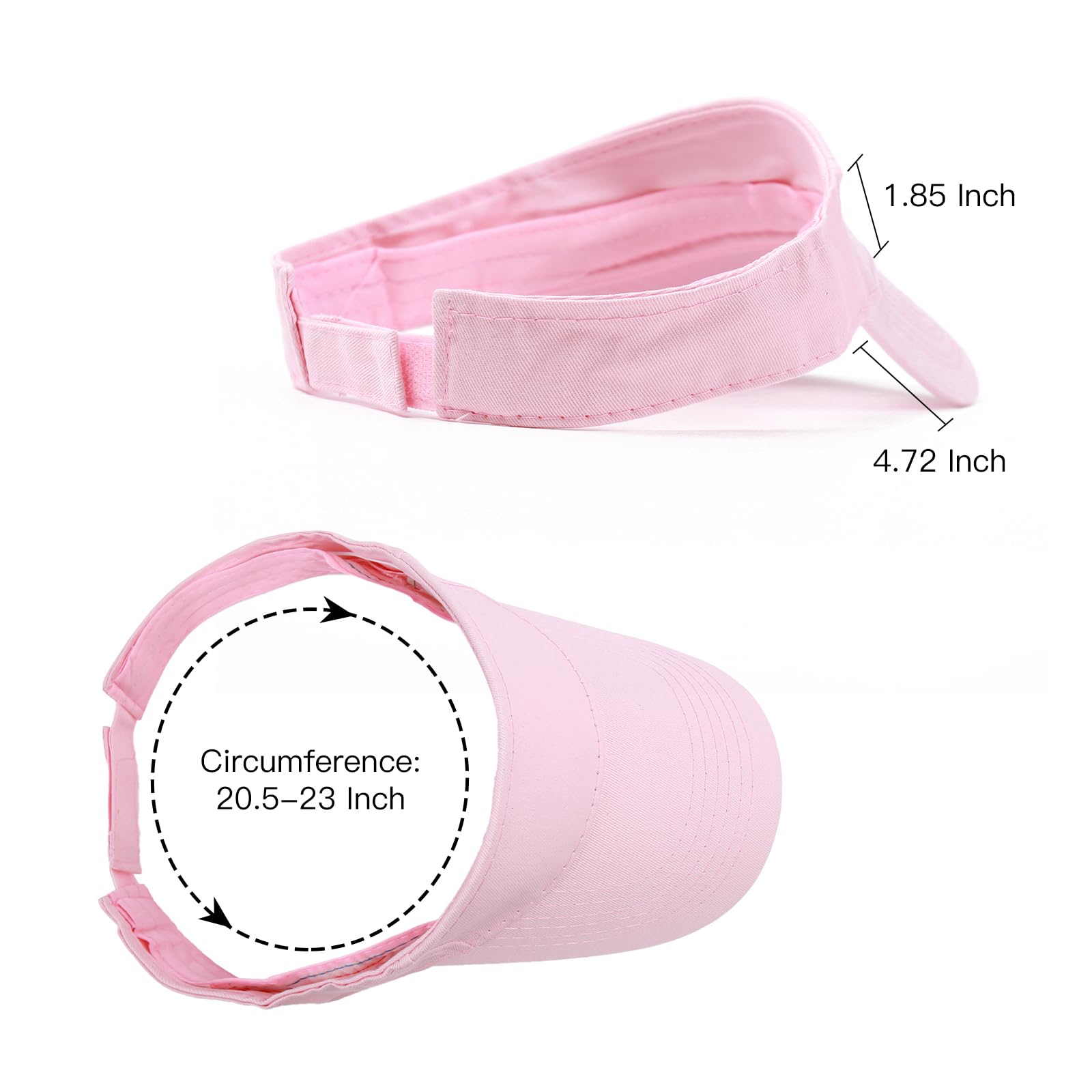 ANDICEQY Adjustable Sport Sun Visor Hat - Breathable Cotton Baseball Cap for Women & Men - Perfect for Running, Golf, Tennis & Outdoor Activities