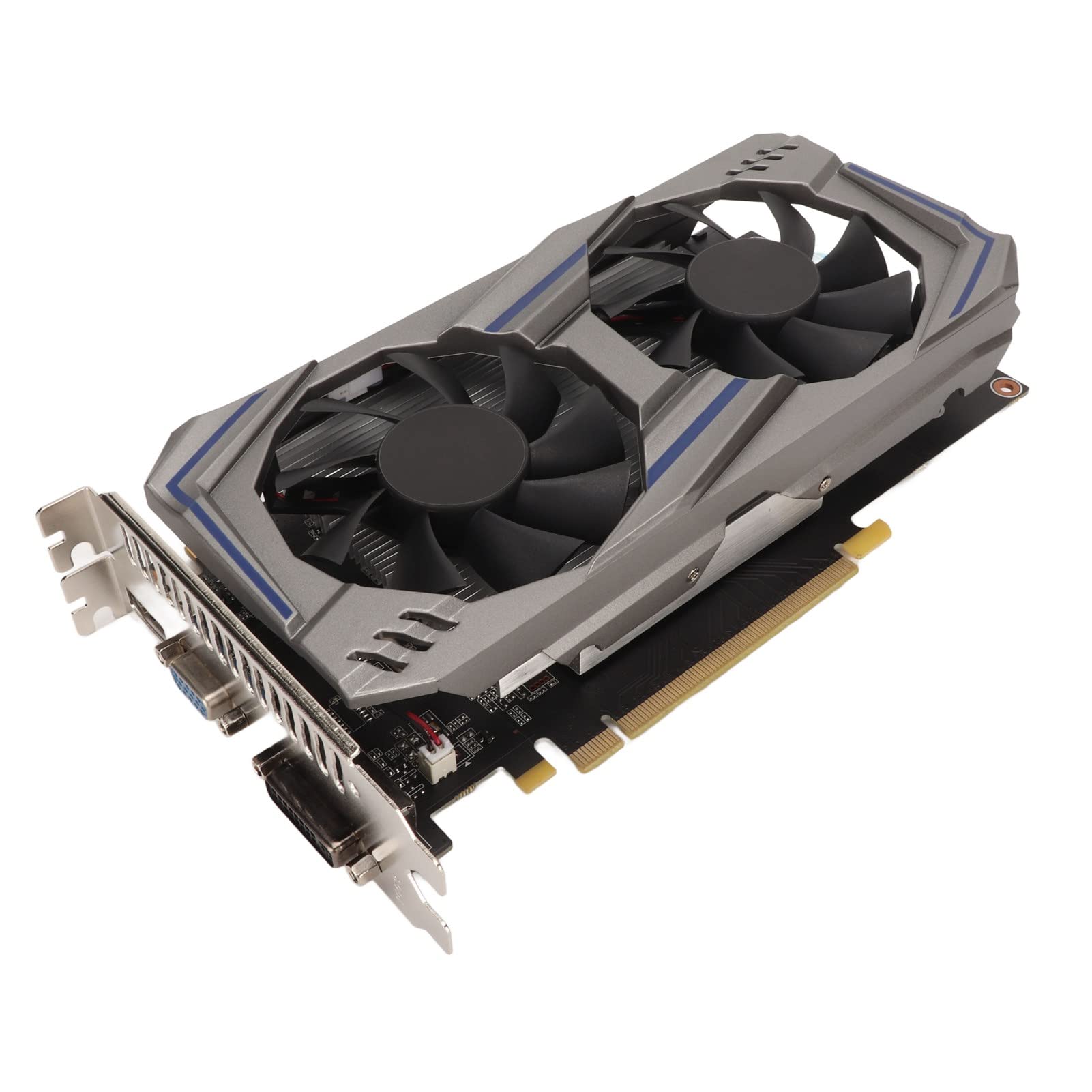 VBESTLIFE GTX550Ti 8GB GDDR5 128BIT PCIe 2.0 Gaming Graphics Card with Dual Cooling Fans for Desktop PC - Perfect for Gaming, Video Editing & 3D Rendering