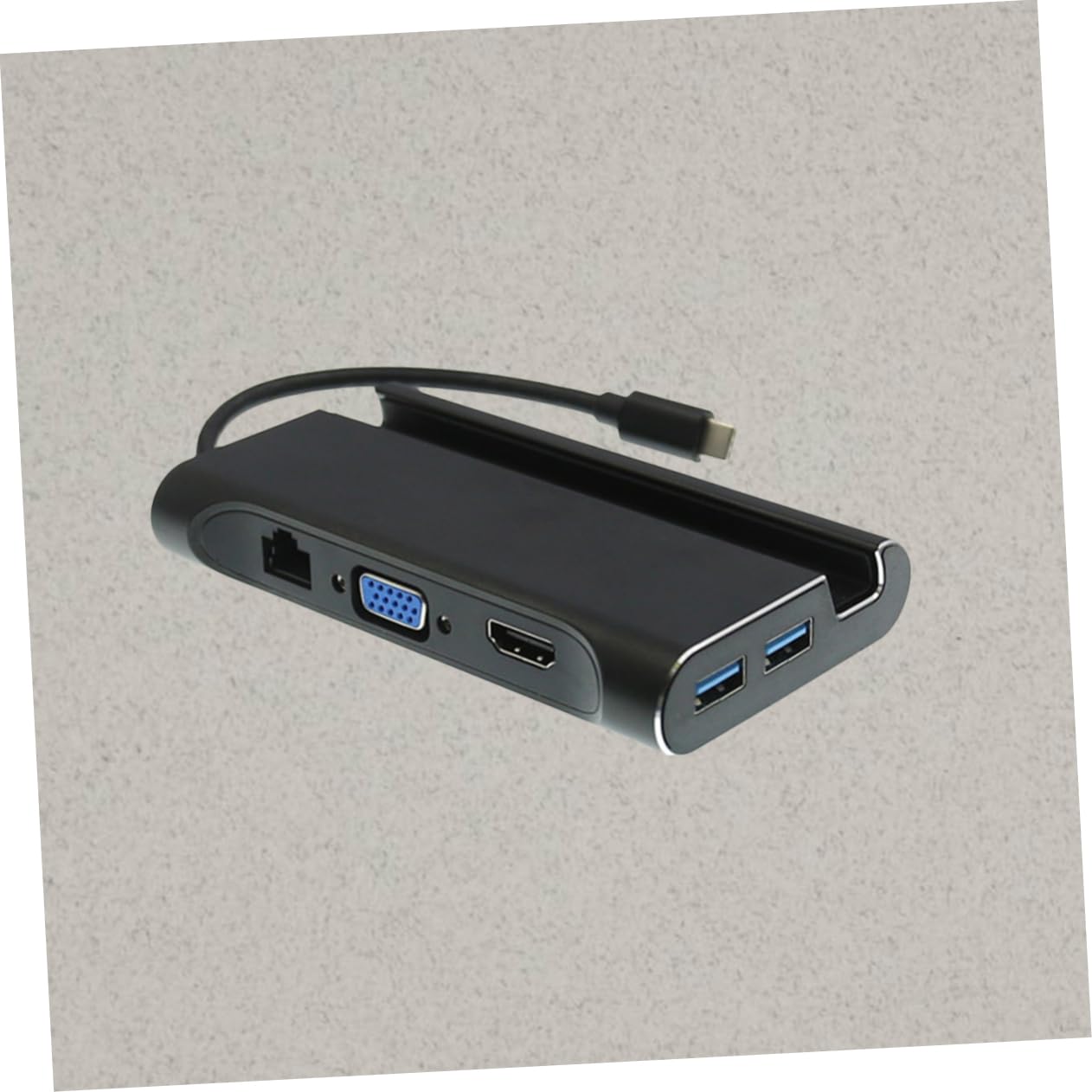 BESTonZON 7-in-1 USB C Hub with SD Card Reader, 4K HDMI, Ethernet Port, and PD Charging - Portable Multi-Port Adapter for MacBook, Laptop, PC - Perfect for Home Office, Travel, and Gaming