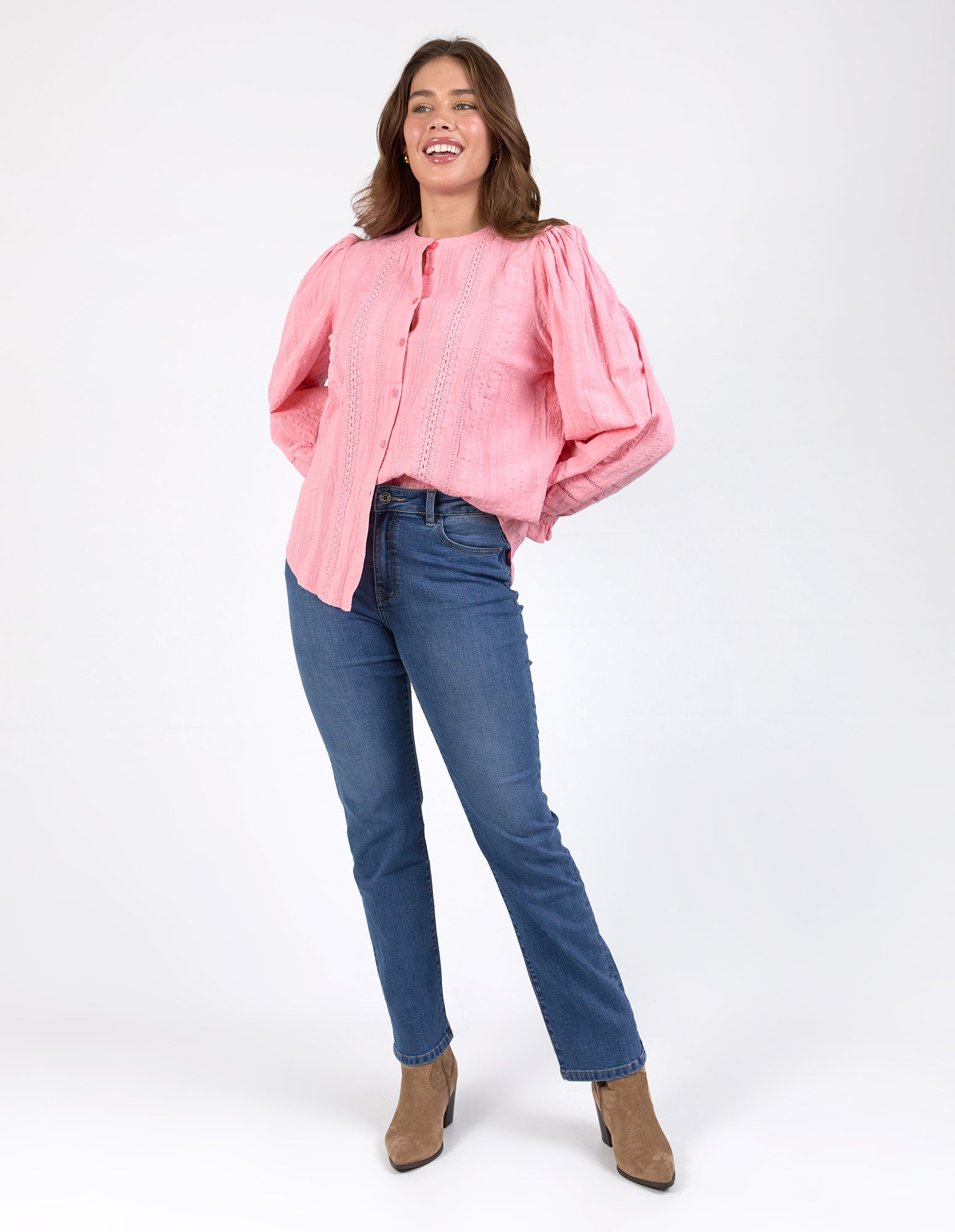 Elm Fennel Shirt Charm Pink - Stylish Women's Fashion Accessory for Casual Outfits & Special Occasions