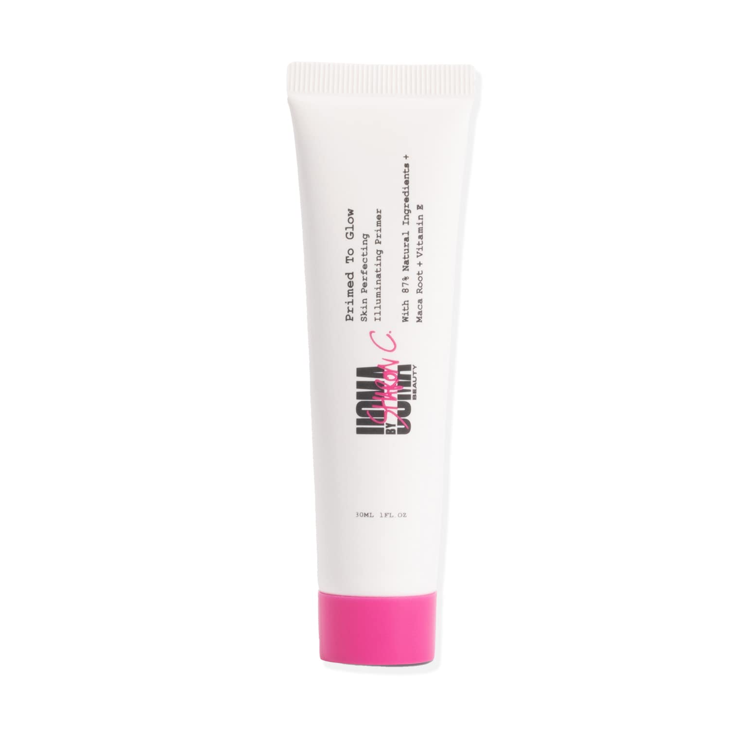UOMA by Sharon C Primed To Glow Illuminating Face Primer - 30ml Maca Root & Vitamin E Skincare Primer for Dewy Finish | Highlighter Makeup Base for Glowing Skin | Perfect for Daily Wear & Special Occasions