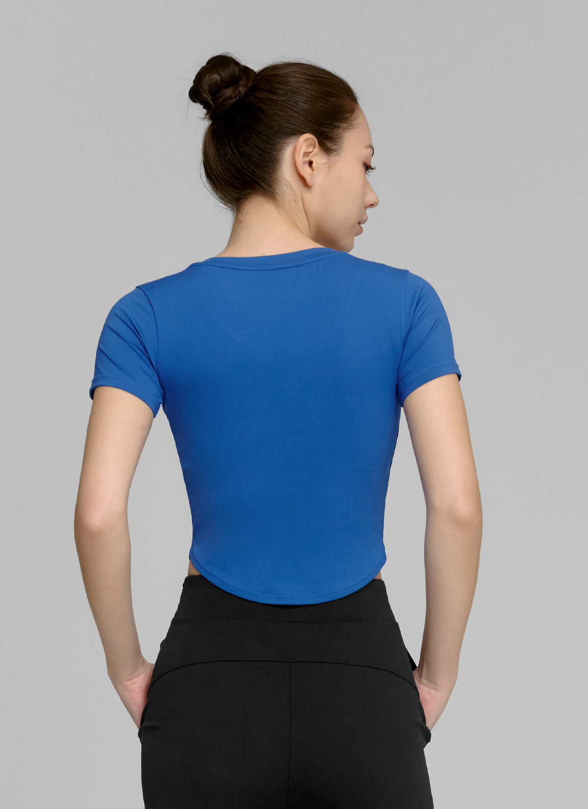 XELLA™ Women's Light Round Crop Top - Soft Stretchy Fit, Breathable Fabric (NEW COLORS) | Perfect for Yoga, Gym Workouts & Summer Outfits