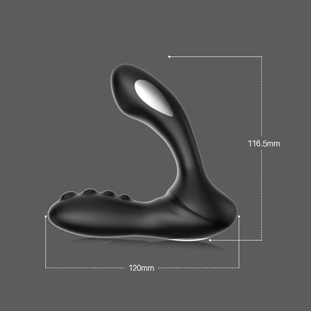 Electric Shock Anal Vibrator Plug with Remote Control - 10 Vibration & Stimulation Modes for Prostate Massage - SM & BDSM Sex Toy for Men, Women & Couples - USB Rechargeable - Perfect for Solo Play & Couples Bonding