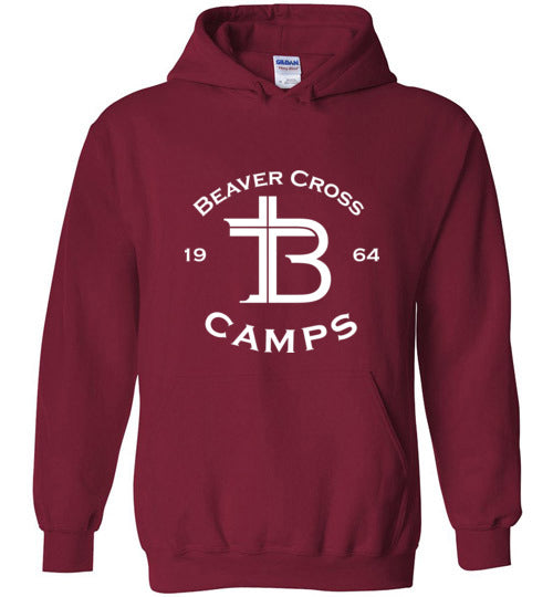 Beaver Cross Heavy Blend Hoodie - Premium Cotton Pullover for Men & Women | Cozy & Durable for Outdoor Activities, Casual Wear & Gym