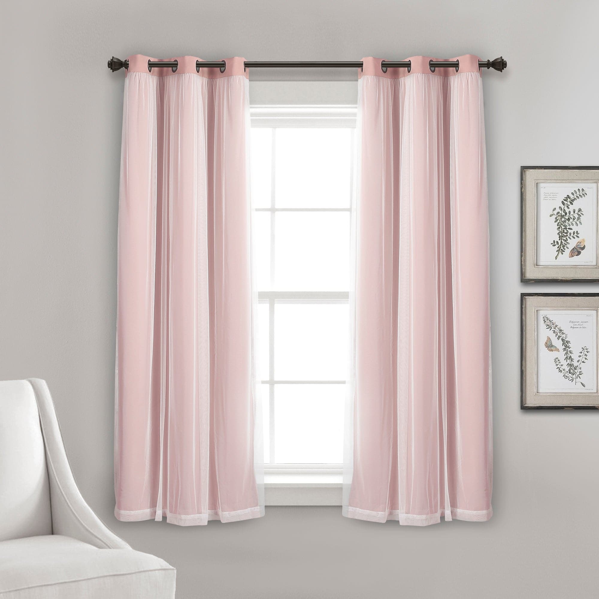 Blackout Curtains with Grommet Top & Insulated Lining - Thermal Sheer Window Panels for Bedroom, Living Room & Home Office - Energy Efficient & Noise Reducing