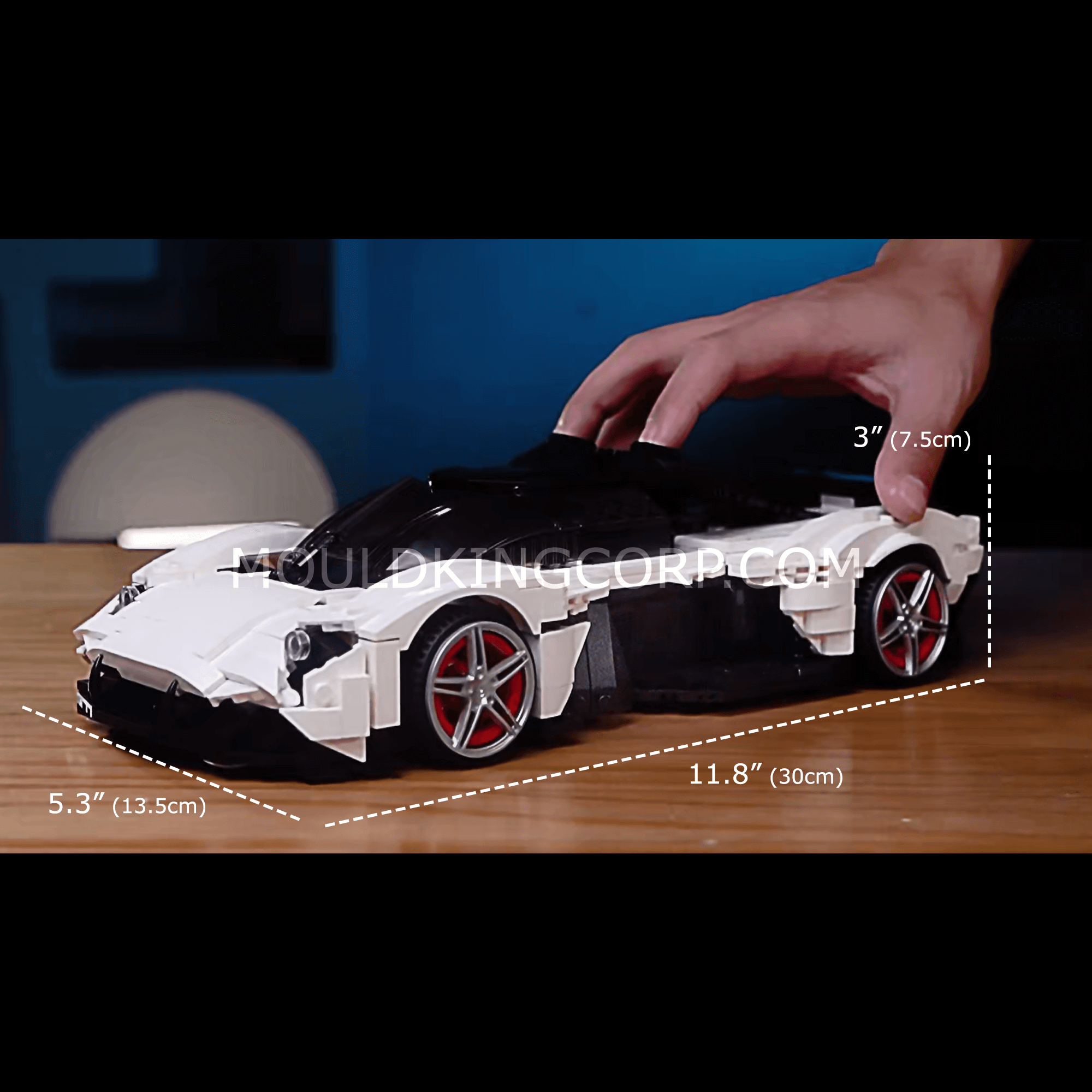 MOULD KING 10016 AS Valkyrie Racing Car Model Building Set - 1,136 Piece STEM Toy for Adults & Kids | Perfect for Car Enthusiasts, Collectors & DIY Projects | Great Gift for Birthdays & Holidays