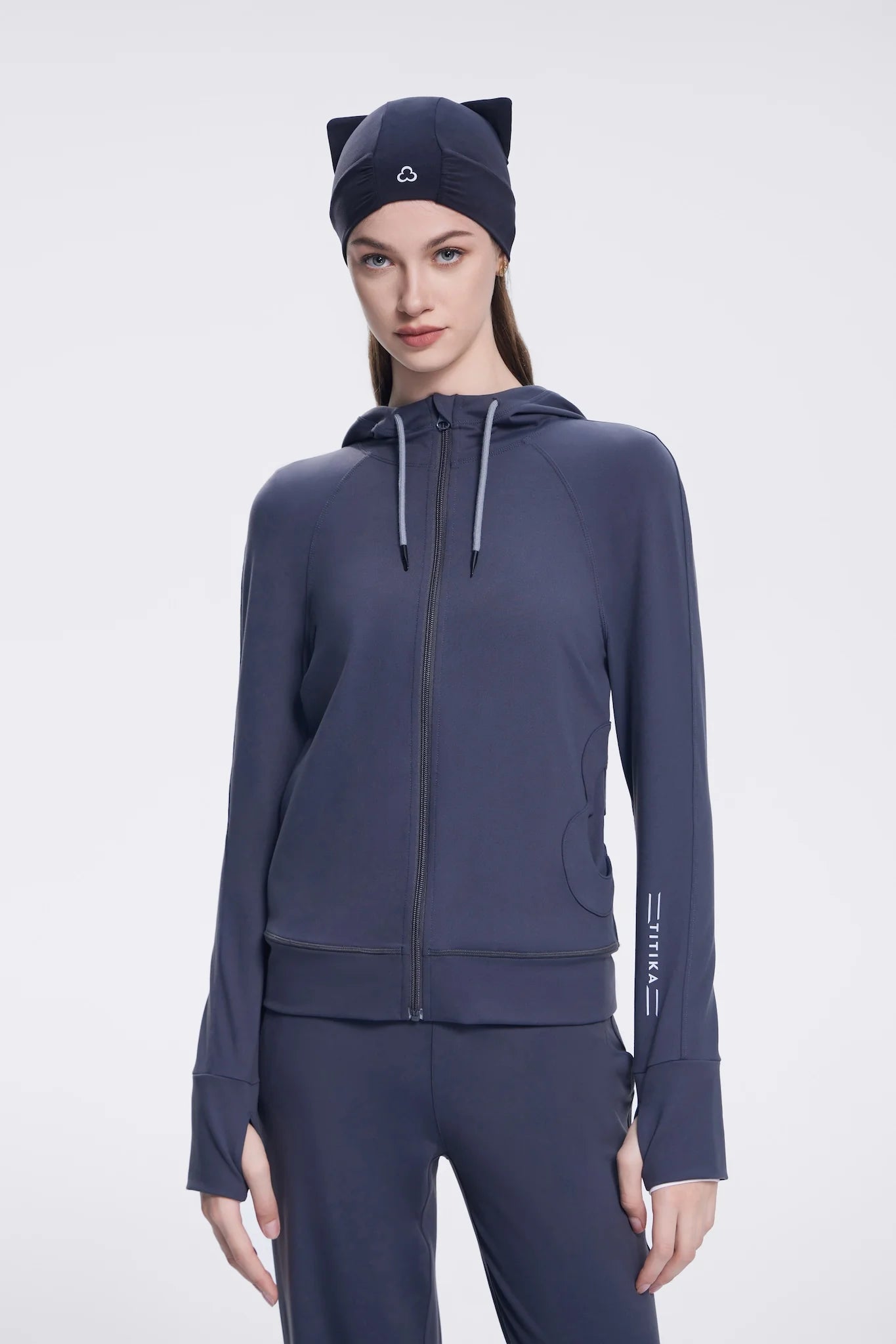 Willow Zip Long Sleeve Women's Fleece Jacket - Warm Winter Outerwear for Hiking, Camping & Outdoor Activities