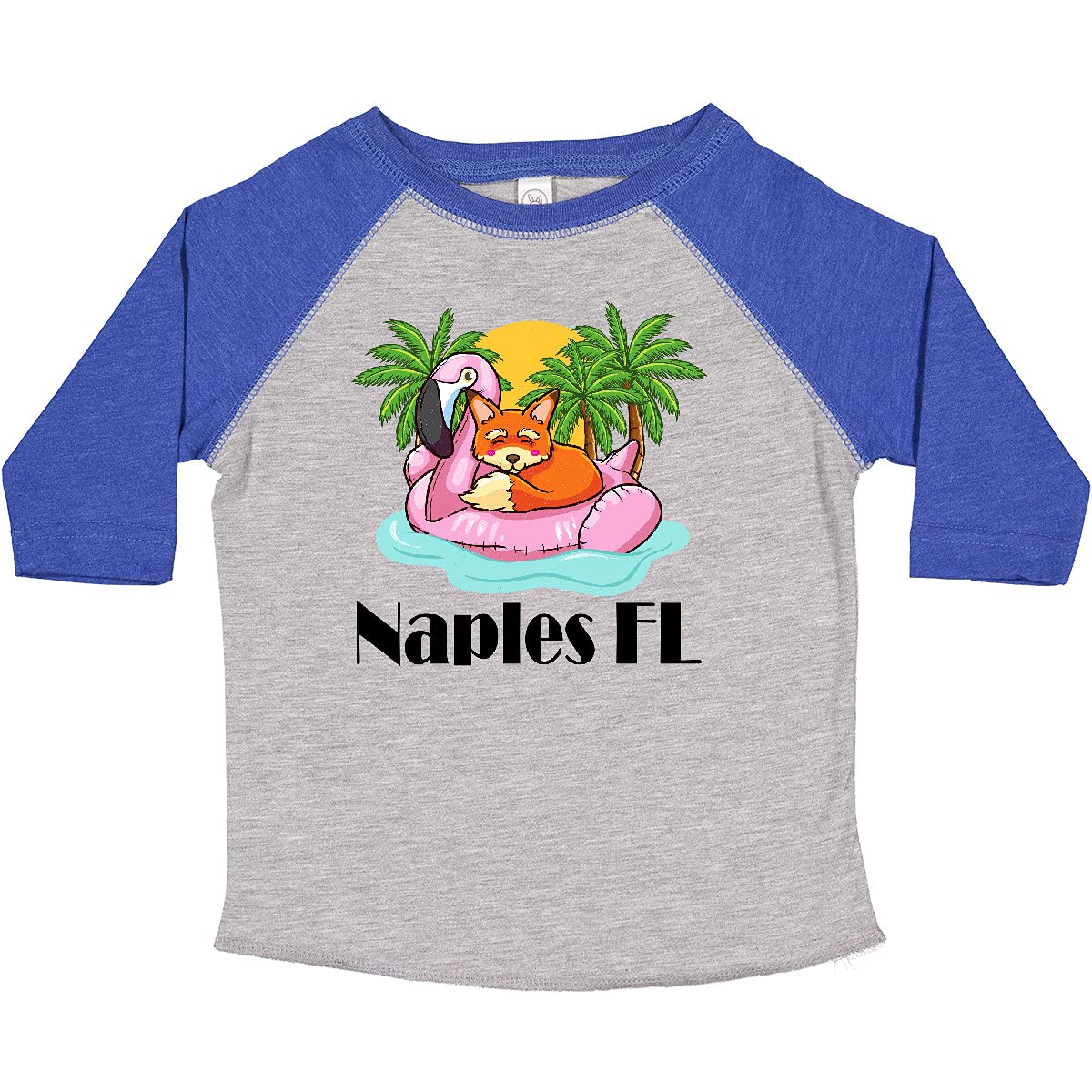 Inktastic Naples Florida Beach Vacation Toddler T-Shirt - Cute Summer Outfit for Boys & Girls - Perfect for Beach Trips, Family Vacations & Toddler Playdates