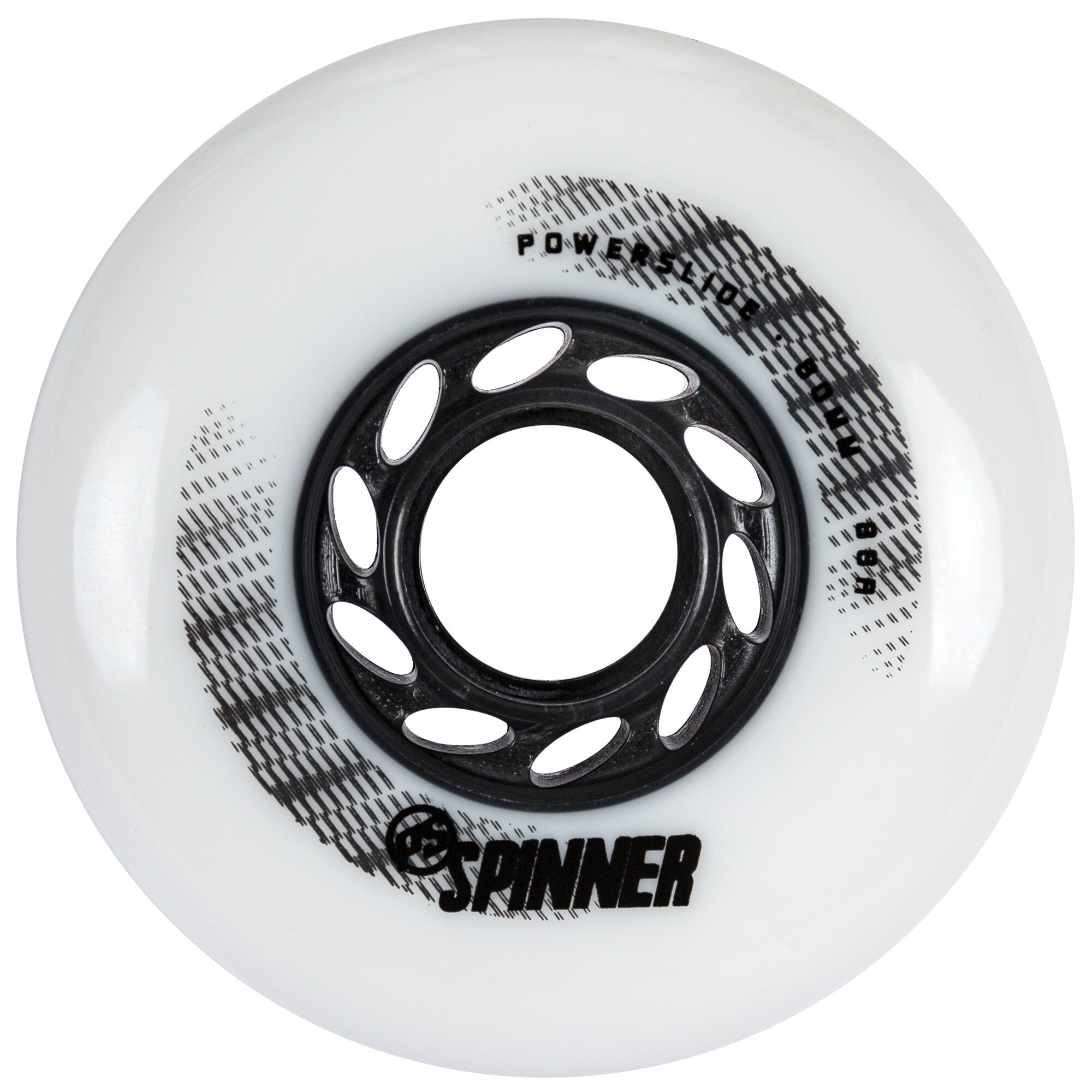 80/88A White Spinner Wheels - 4 Pack for Skateboards, Longboards & Roller Skates - High-Performance Urethane Wheels for Smooth Ride & Durability