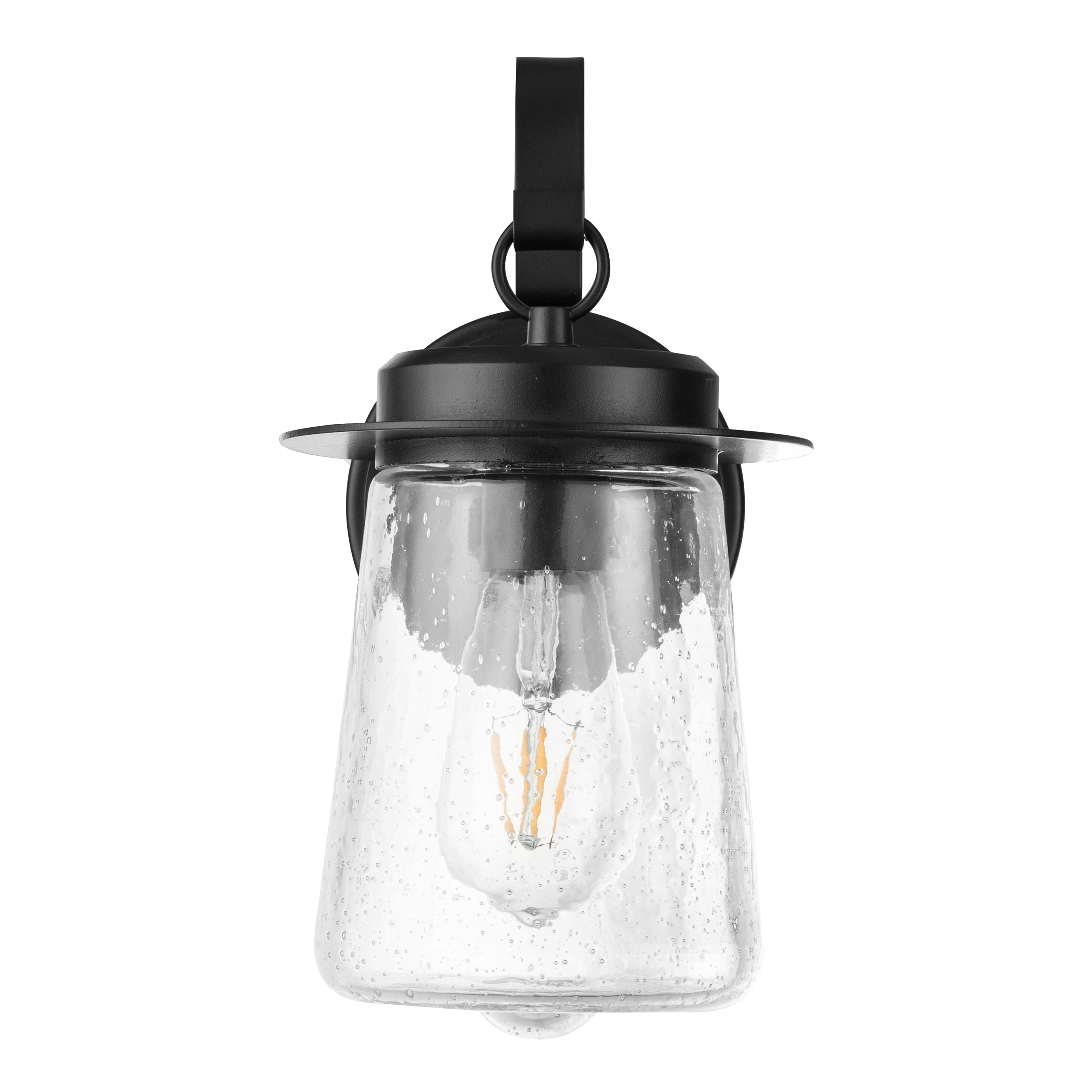 Ruttland Outdoor Wet Rated Coach Light Fixture - Matte Black Finish for Porch, Garage & Entryway Lighting
