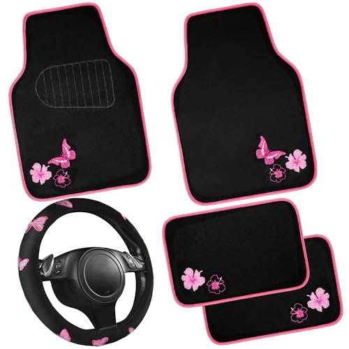Black and Pink Butterfly
