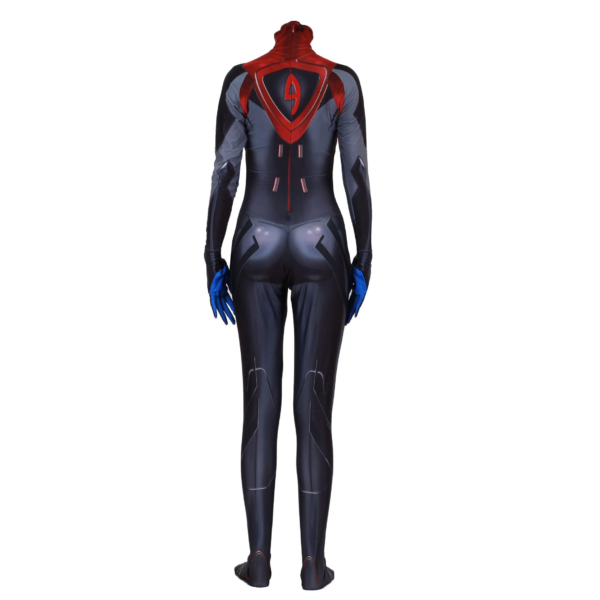 Women's Ayanami Rei Cosplay Bodysuit - Full Body Zentai Costume for Anime Conventions & Halloween Cosplay - Perfect for Evangelion Fans & Themed Parties