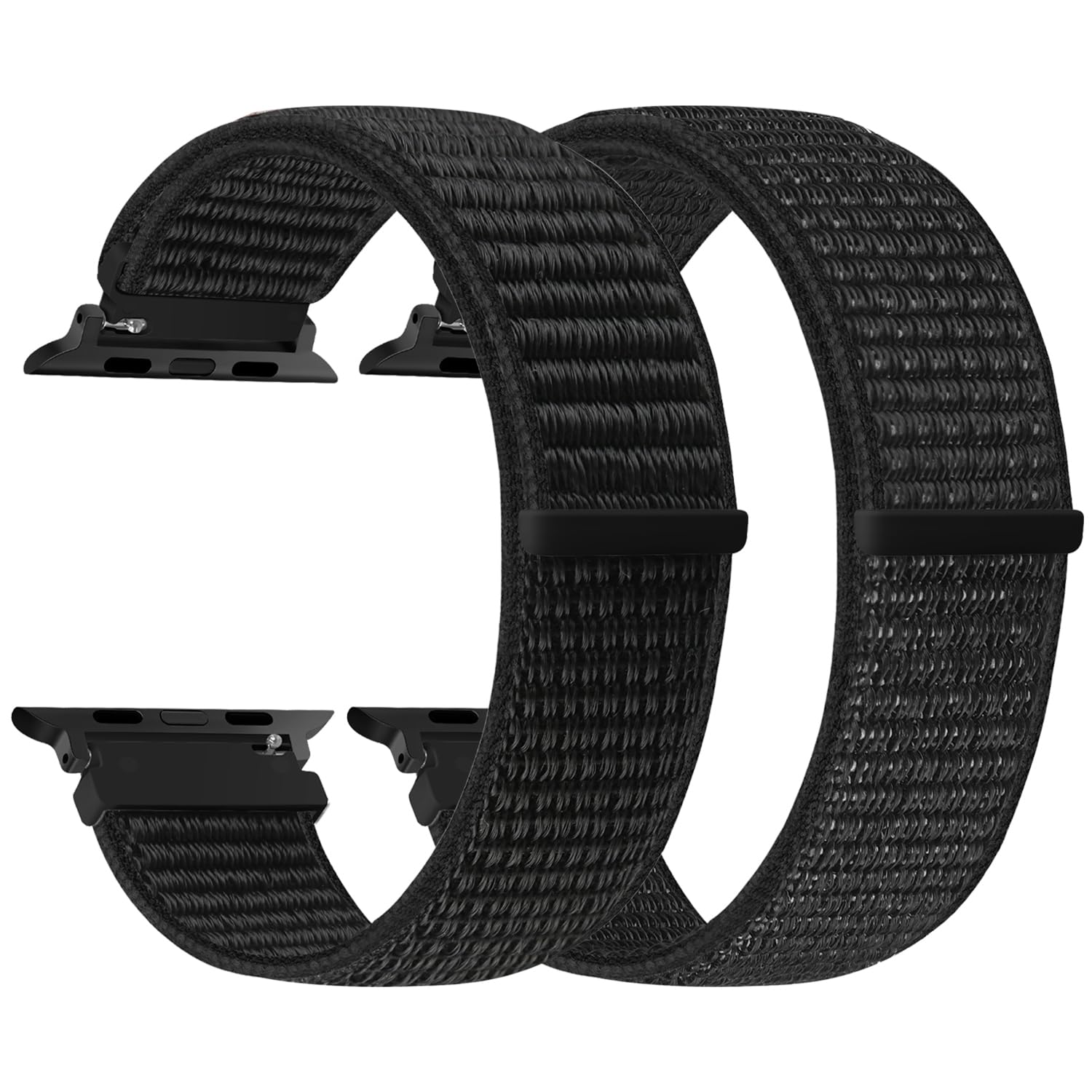 BTTNG Nylon Bands for Apple Watch - Compatible with Ultra/Ultra 2/Series SE 10/9/8/7/6/5/4/3/2/1 - 49mm 45mm 44mm 42mm 41mm 40mm 38mm - Breathable Sport Loop Strap for Women & Men - Perfect for Running, Gym Workouts & Everyday Wear