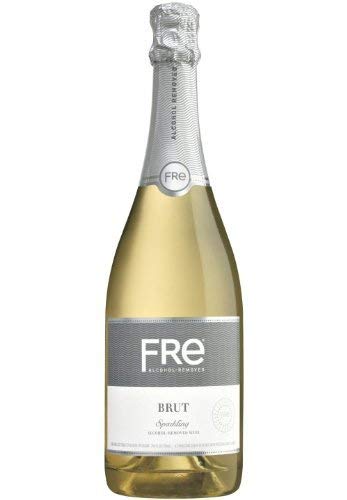 Sutter Home Fre Brut Non-Alcoholic Sparkling Wine - Best Alcohol-Free Champagne Alternative (3 Bottles) | Perfect for Celebrations, Weddings & Sober Living