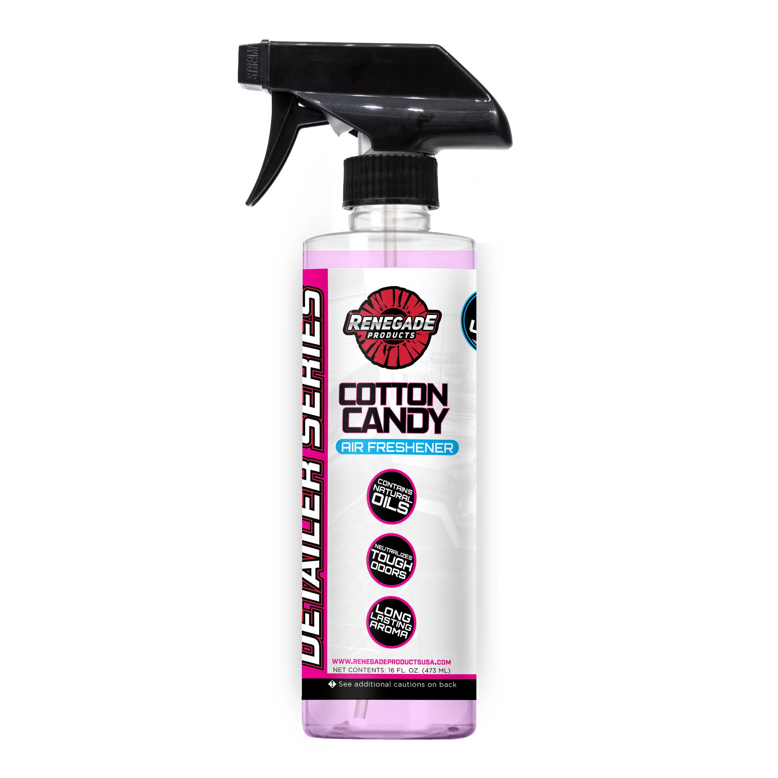 Renegade Cotton Candy Car Air Freshener - Long Lasting Fragrance for Vehicles, Home & Office | Sweet Scented Air Freshener for Cars, Closets, and Small Spaces