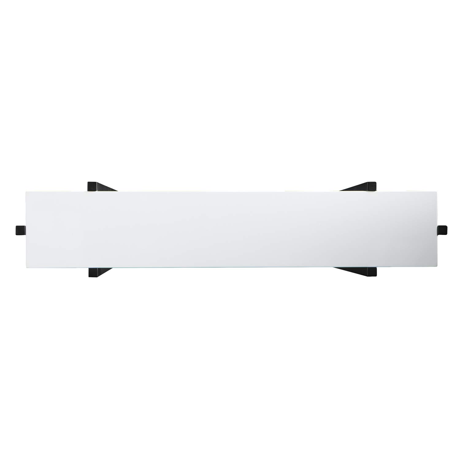 SEI Furniture Helena Contemporary Narrow Console Table - Black | Modern Entryway Sofa Table for Hallway, Living Room & Foyer Decor