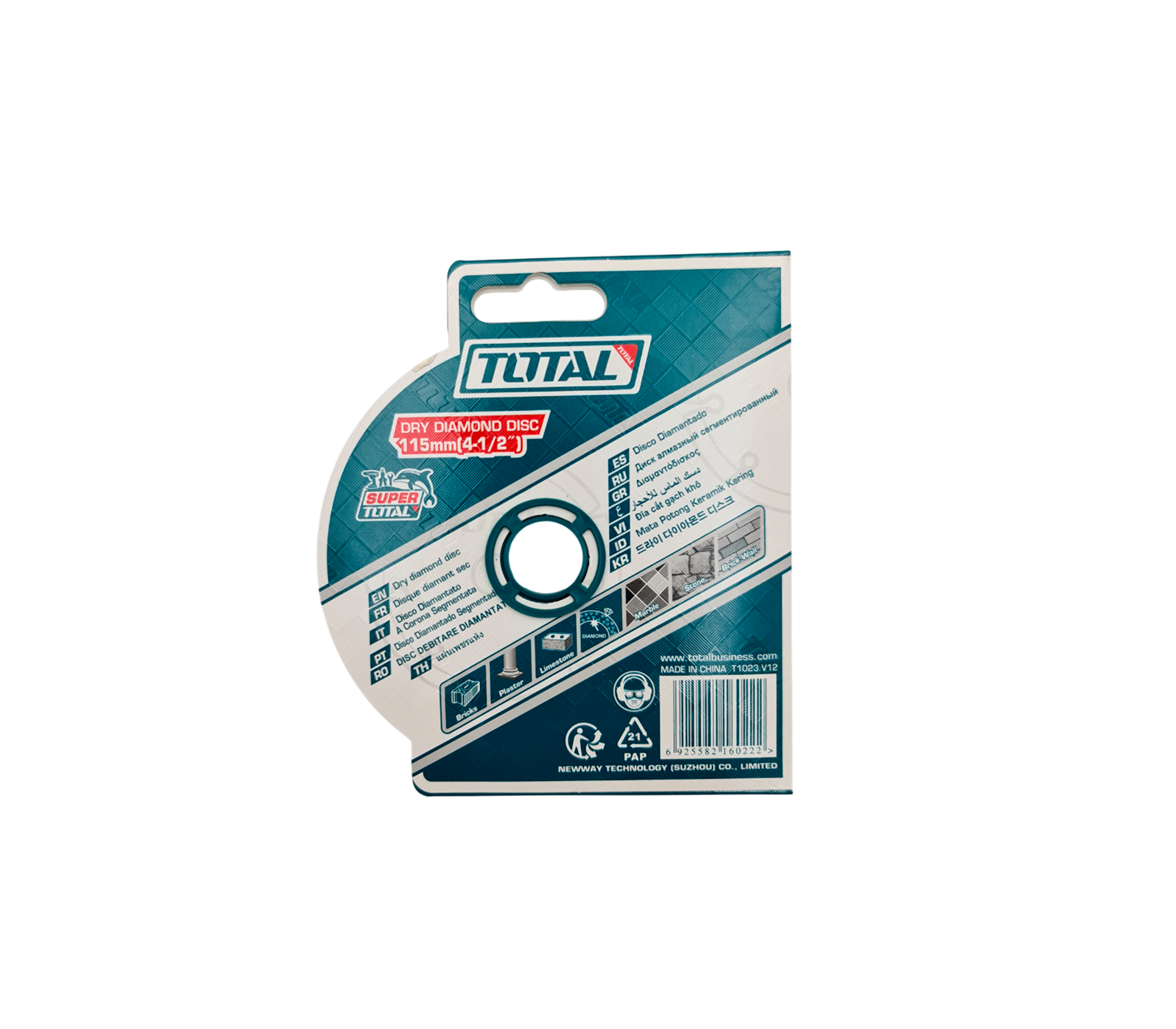 115mm Diamond Cutting Disc for Metal - High-Performance Metal Grinding Wheel - Perfect for Cutting Steel, Iron, and Hard Metals in Construction, Welding & DIY Projects
