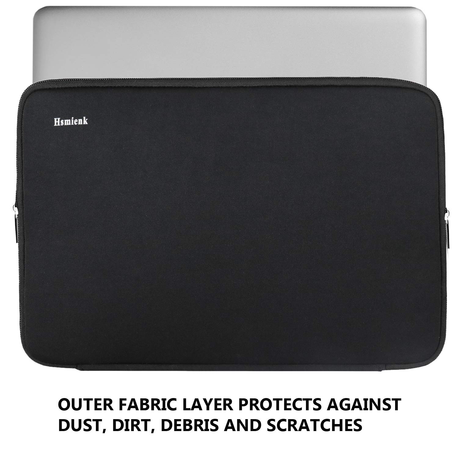 Hsmienk 15.6 Inch Laptop Sleeve - Durable Shockproof Protective Cover for HP, ASUS, Lenovo, Acer Notebooks - Perfect for Travel, Work, and School