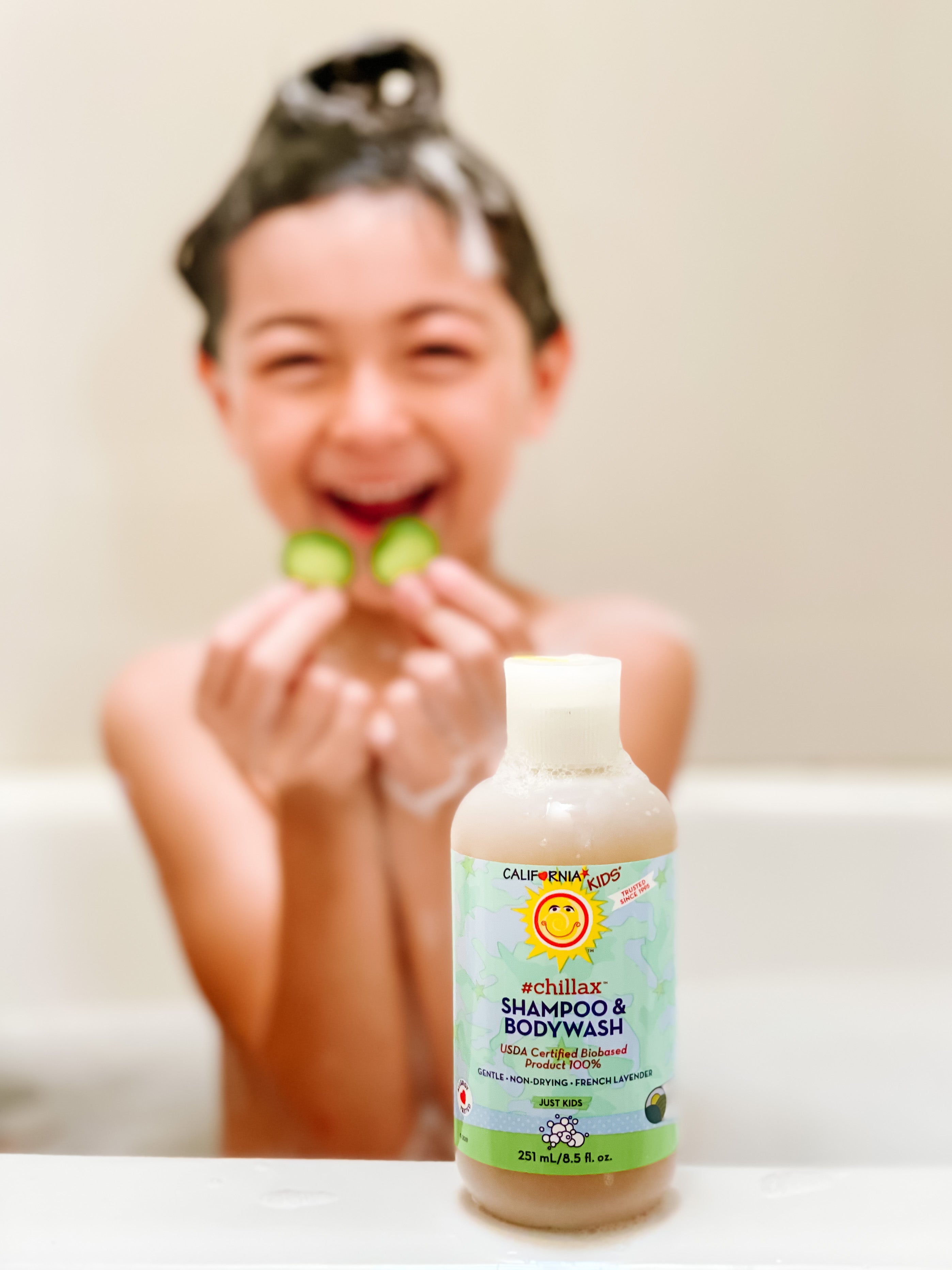 Best Kids Chillax Shampoo and Conditioner Set - Gentle & Tear-Free Hair Care for Children - Perfect for Daily Bath Time & Sensitive Scalps