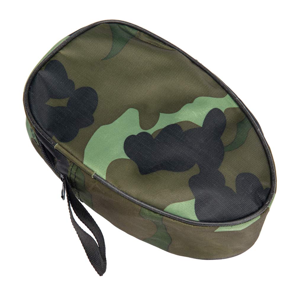 Military Camping Shovel - Portable Folding Shovel with Metal Handle & Carrying Pouch, Survival Gear Entrenching Tool for Gardening, Camping, Trekking, Fishing, Backpacking & Snow Removal (Green) - Perfect for Outdoor Adventures, Emergency Preparedness & Yard Work