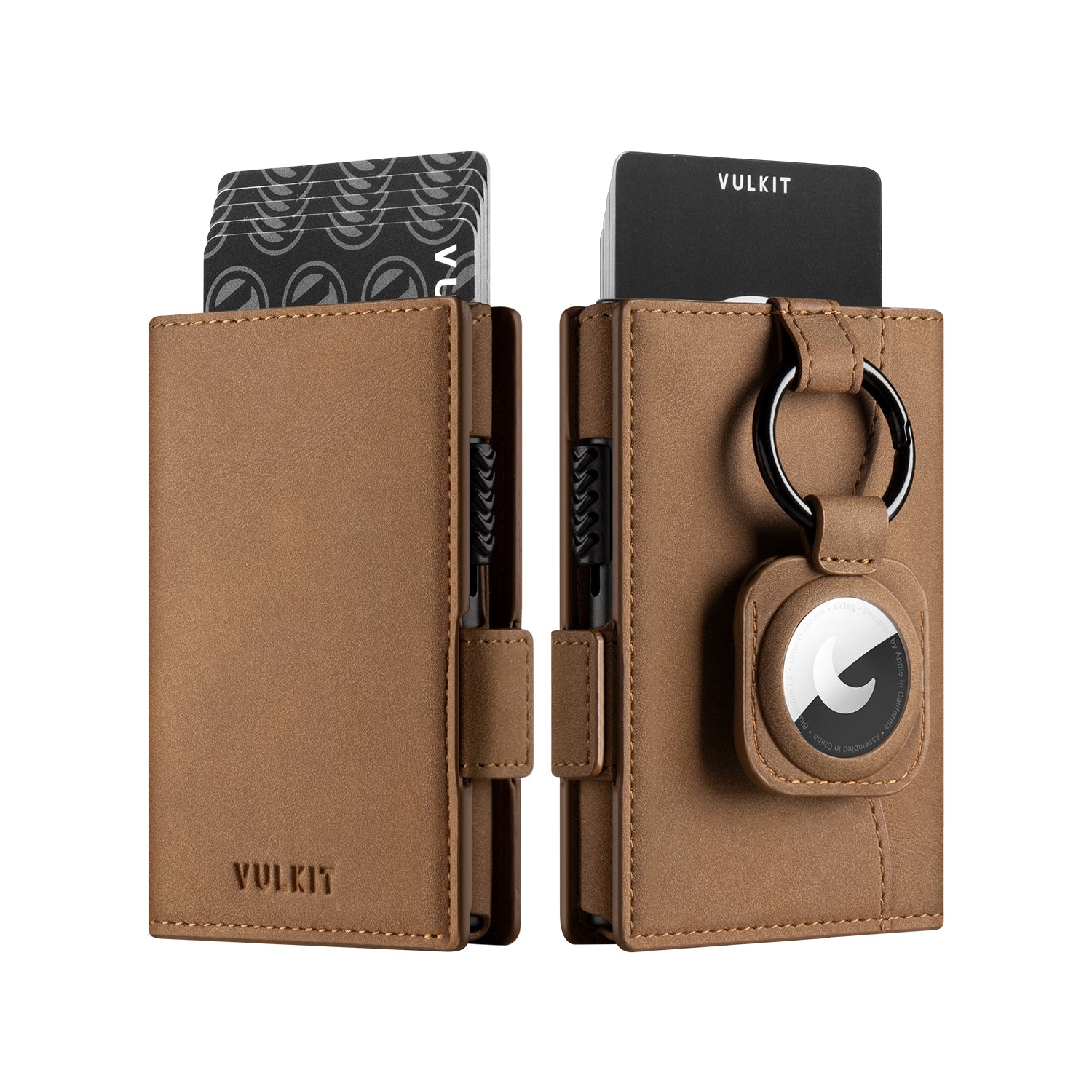 VC309 Slim RFID Blocking Wallet with Side Slider Mechanism & Magnetic Closure - Compatible with Apple AirTag (Perfect for Travel, Business & Everyday Use)
