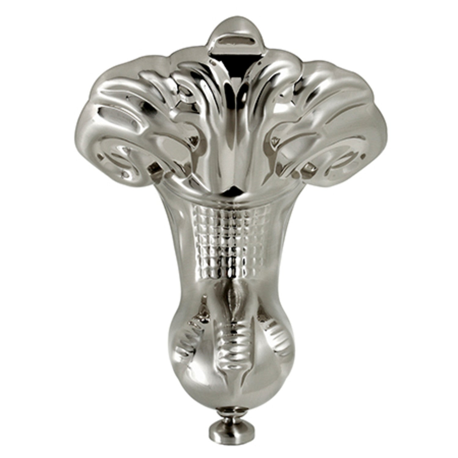 Aqua Eden VFMHJN8 4-Piece Eagle Claw Aluminum Tub Feet Set in Brushed Nickel Finish - Perfect for Bathtub Support and Bathroom Accessories