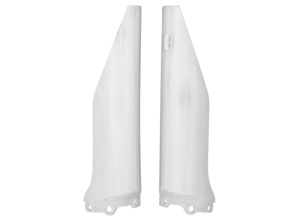 Fork Protectors & Guards for Kawasaki KX125 KX250 (2004-2006) & KX250F (2004-2005) | Durable White Dirt Bike Fork Covers | Off-Road Motorcycle Protection for MX & Trail Riding