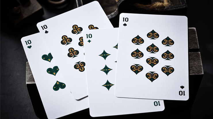 Premium Virescent Emerald Edition Playing Cards - Elegant & Durable for Poker, Magic Tricks & Collectors | Perfect for Game Nights, Gifts & Cardistry