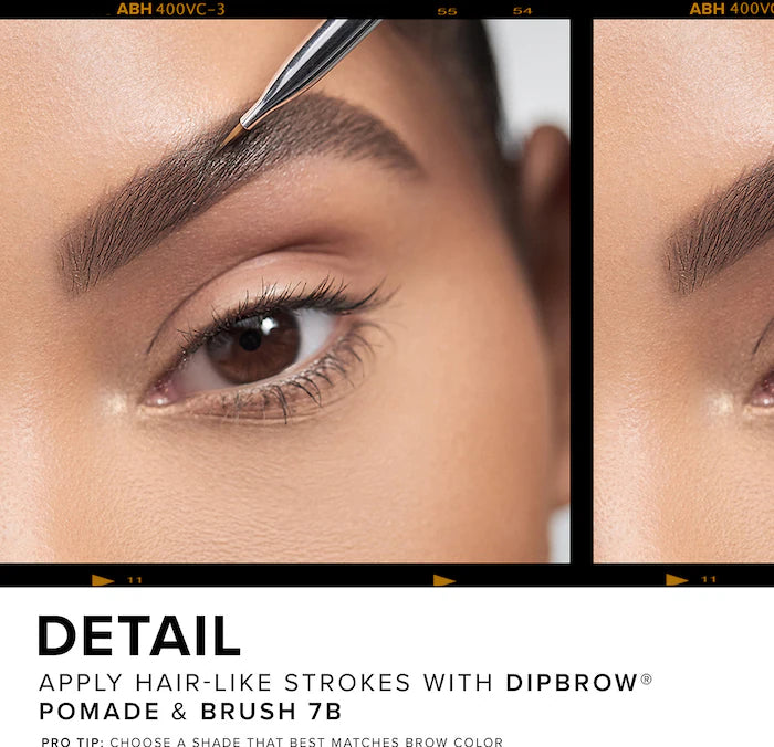 Anastasia Beverly Hills 7B Precision Powder Eyebrow Brush - Soft Angled Brow Brush for Flawless Powder & Pomade Application | Perfect for Eyebrow Shaping, Filling & Everyday Makeup Routine