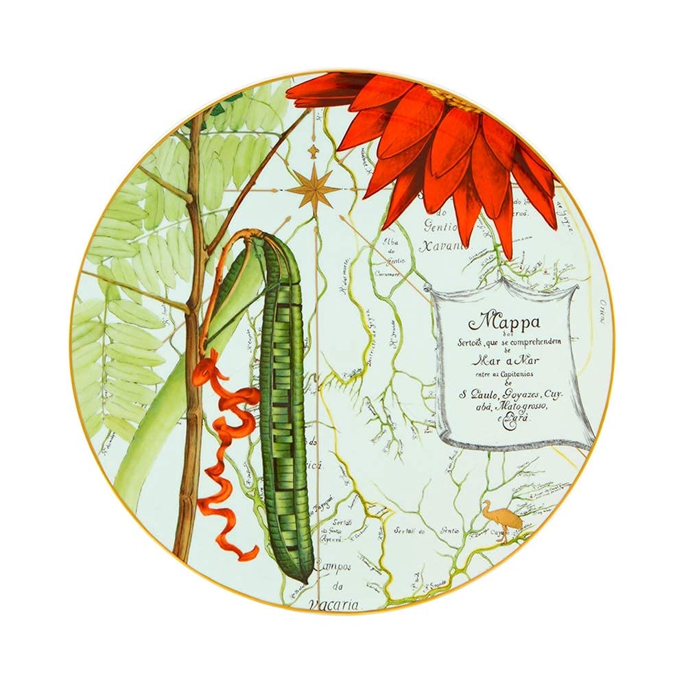 Vista Alegre Amazonia Decorative Charger Plate - Elegant Dinnerware for Formal Dining & Special Occasions | Perfect for Weddings, Holidays & Fine Dining Decor