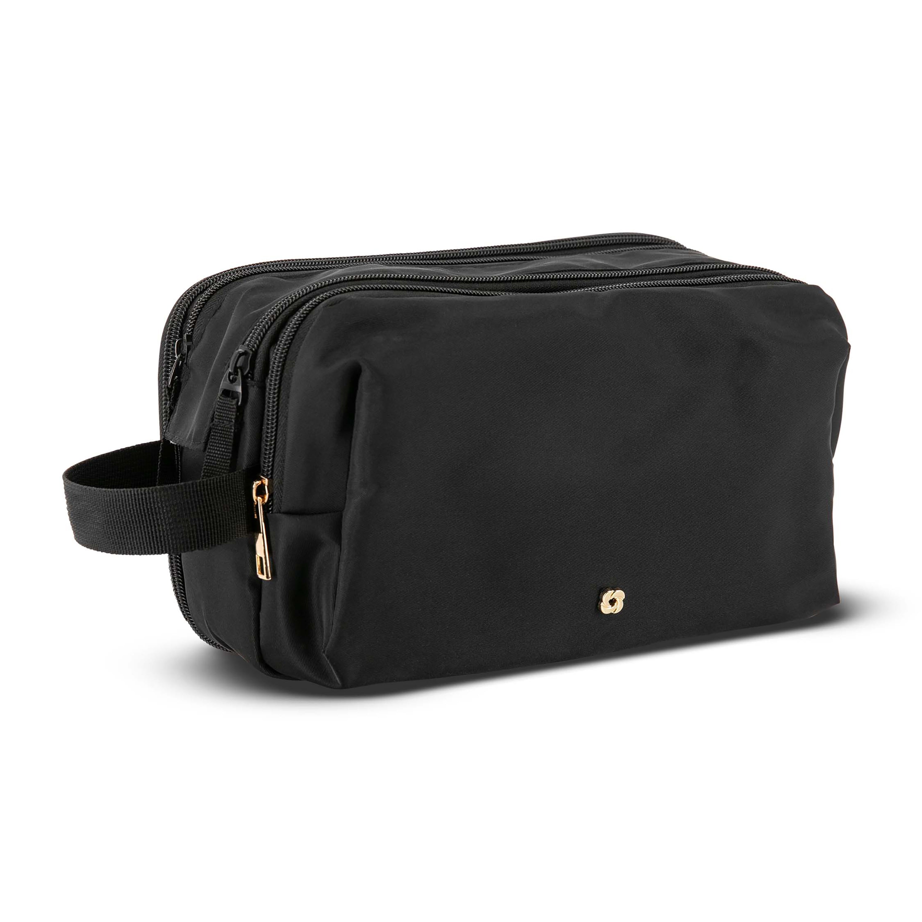 Samsonite Companion Bags Top Zip Deluxe Travel Kit - Premium Toiletry Organizer for Men & Women - Perfect for Business Trips, Vacations & Gym Essentials Storage