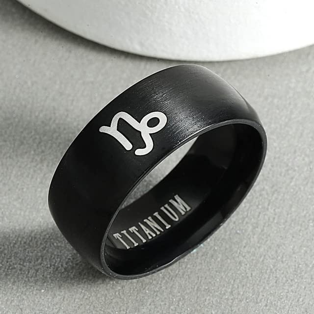 Liberty Flag Black Silver Ring for Men & Women - Patriotic Jewelry for Anime Fans & Collectors - Perfect for Cosplay, Gifts, and Everyday Wear
