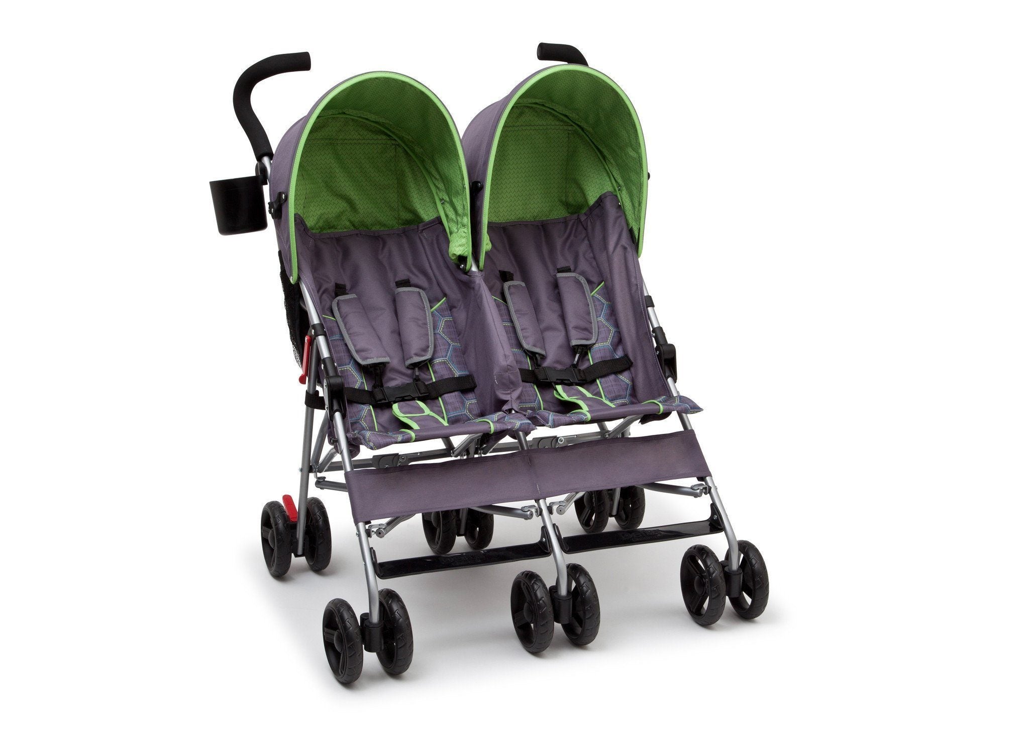 LX Side by Side Double Stroller for Twins - Lightweight & Compact Design for Easy Maneuvering - Perfect for Shopping, Travel, and Outdoor Adventures