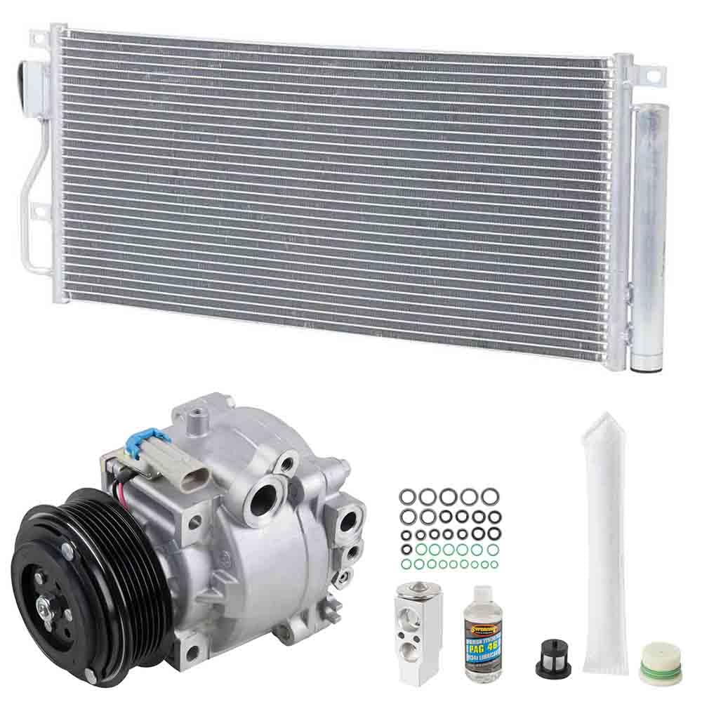 BuyAutoParts 61-98000CK New A/C Kit with AC Compressor, Condenser & Drier for 2015 Buick Encore - Perfect for Summer Cooling & Auto AC Repair