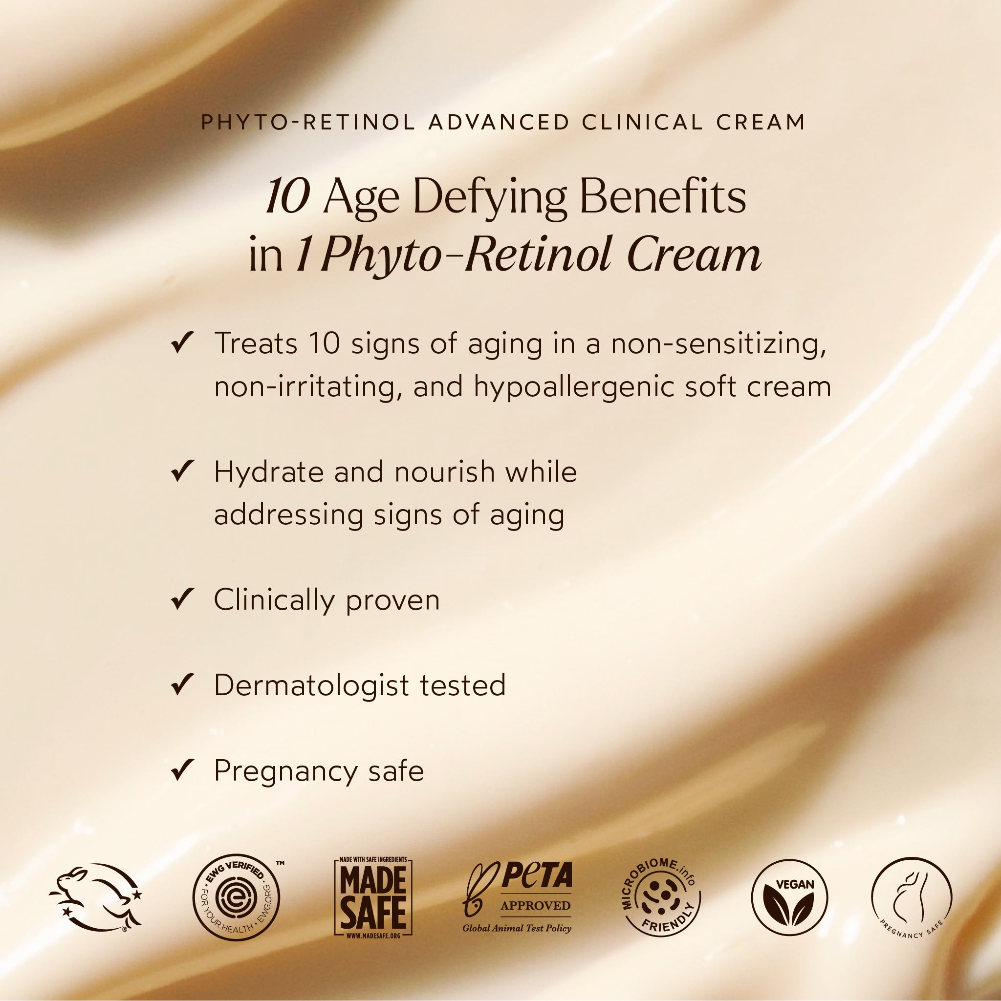 Phyto Retinol Advanced Anti-Aging Clinical Cream - Deep Wrinkle Treatment & Skin Renewal for Face & Neck | Dermatologist-Tested Night Cream for Mature Skin