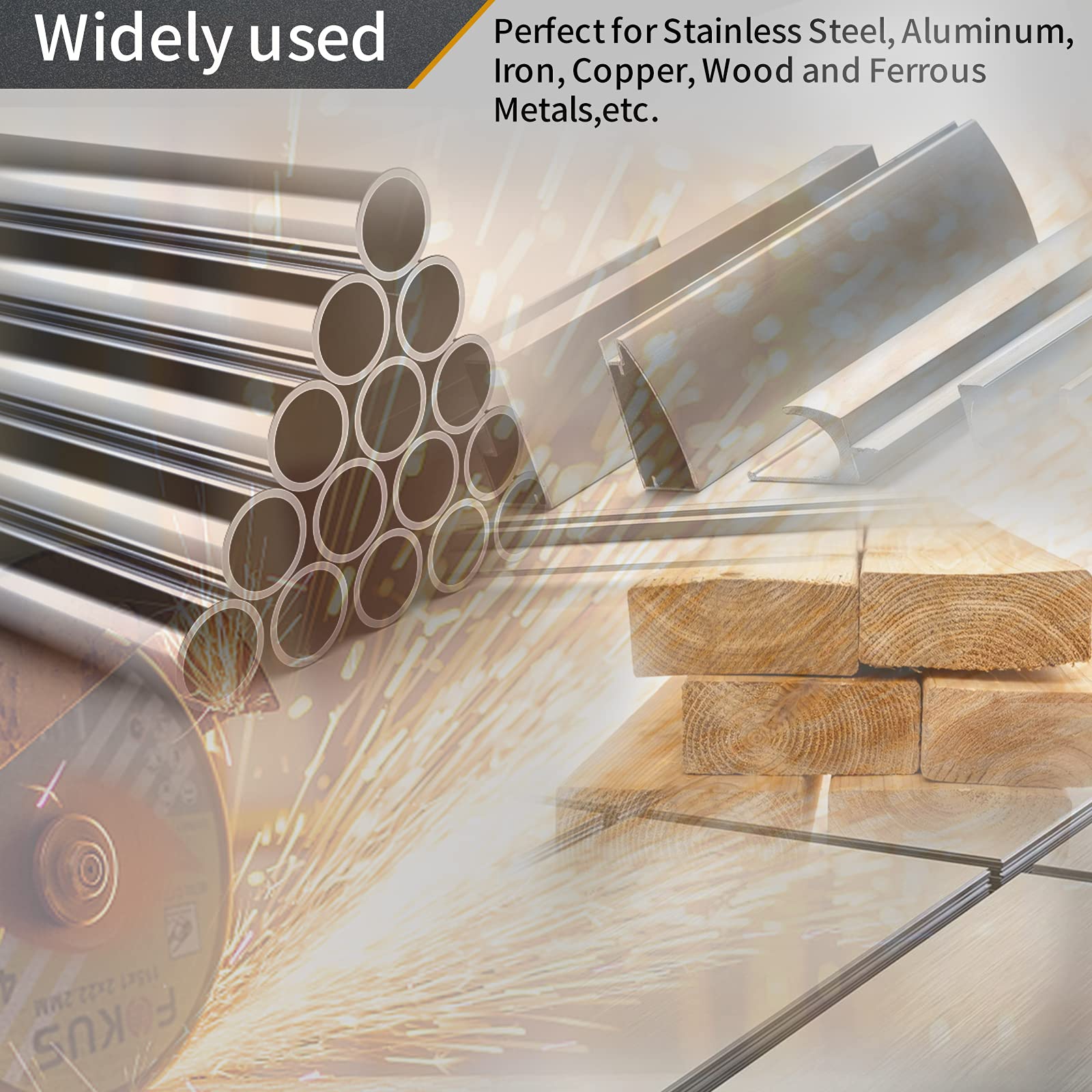 FOKUS 5-Inch Ultra Thin Metal Cutting Discs - 0.045