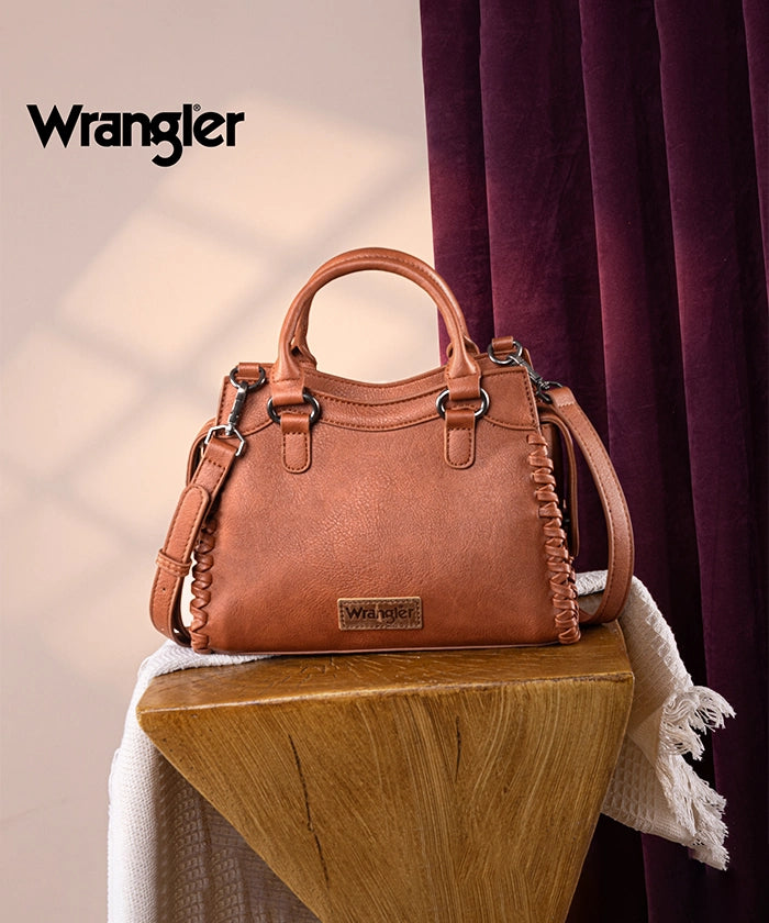 Wrangler Braided Tote Bag for Women - Stylish & Durable Woven Handbag - Perfect for Shopping, Beach, Work & Travel Accessories