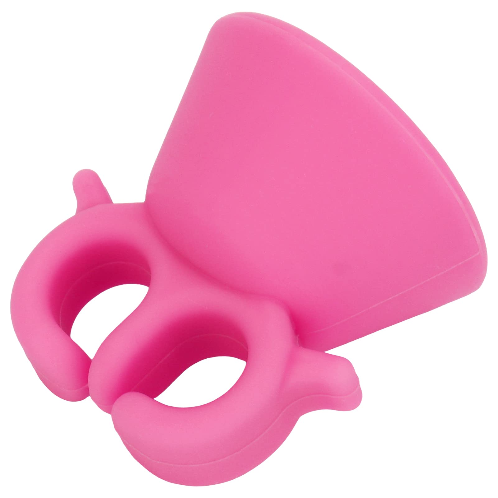 Wearable Silicone Nail Polish Holder - Comfortable Nail Art Tool for Salon & DIY Manicures at Home (Pink) - Perfect for Nail Technicians, Beginners & Beauty Enthusiasts