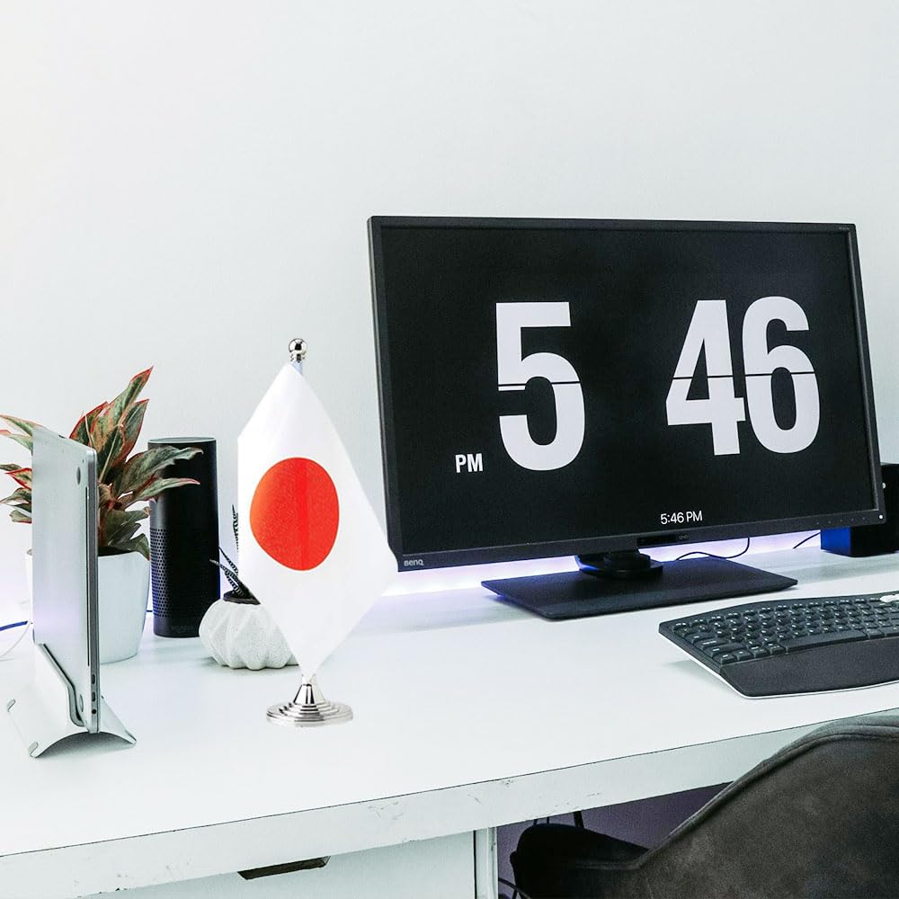 Mini Japanese Flag - Small Japan Desk Table Flags for Decorations, Parties, and Cultural Events | Perfect for Home, Office, and Classroom Decor