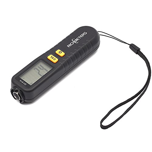 GY910 Mini Digital Coating Thickness Gauge - 0-1300um Paint Film Meter for Cars (FE/NFE) | Accurate Measurement in um, mm, mil | Perfect for Auto Body Shops & DIY Car Paint Testing